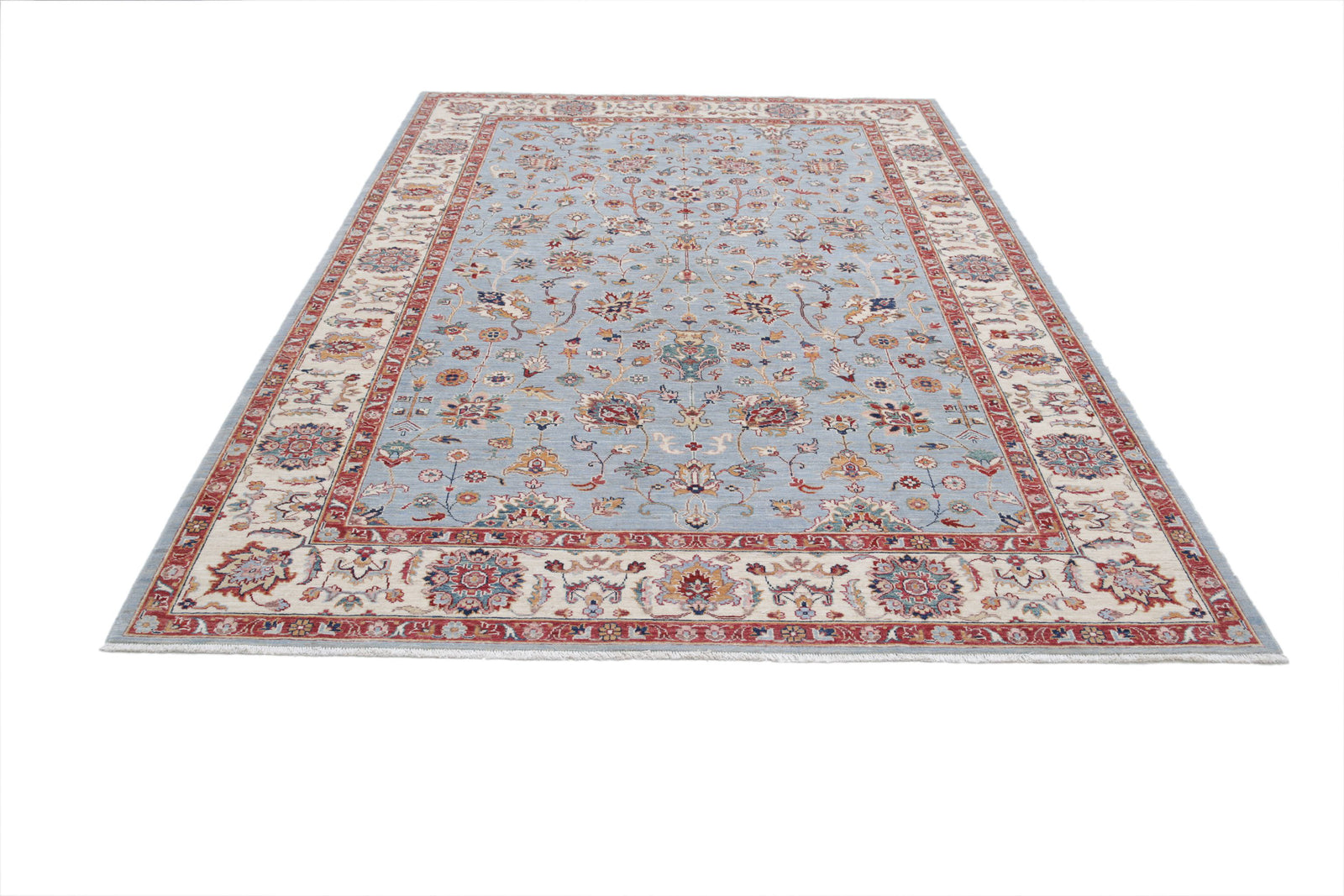 Hand Knotted Ziegler Farhan Wool Rug - 6'9'' x 9'8''