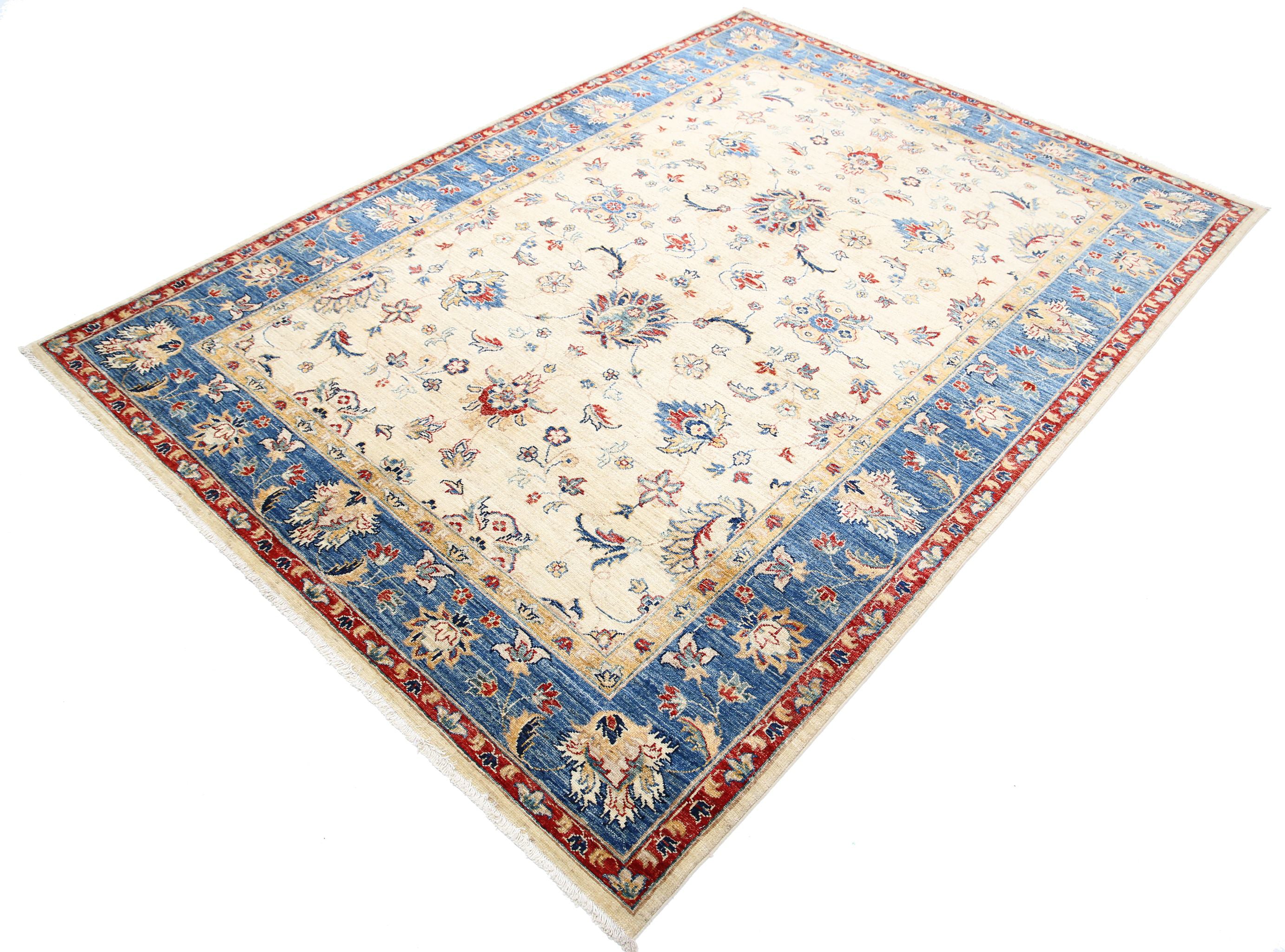 Hand Knotted Ziegler Farhan Wool Rug - 5'8'' x 7'8''