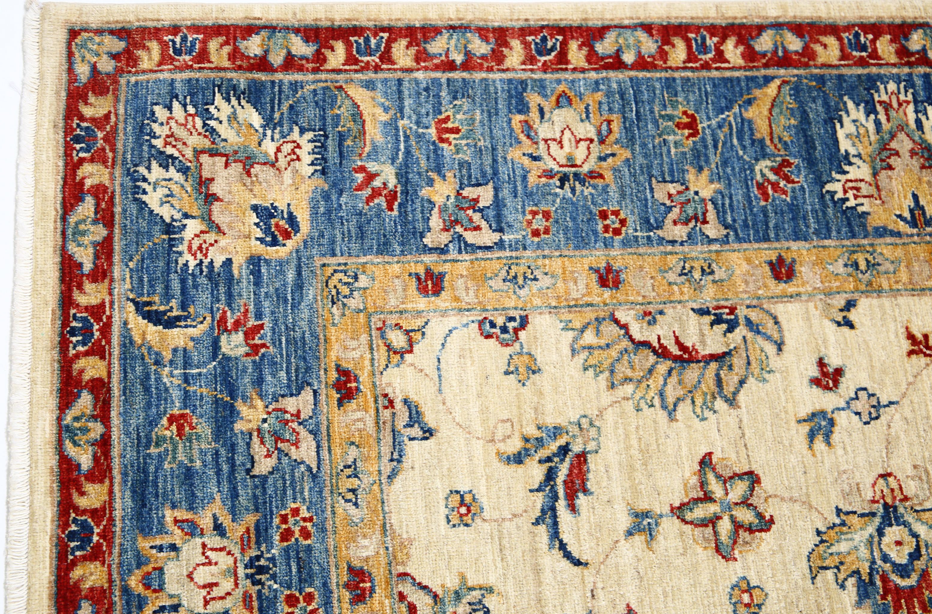 Hand Knotted Ziegler Farhan Wool Rug - 5'8'' x 7'8''