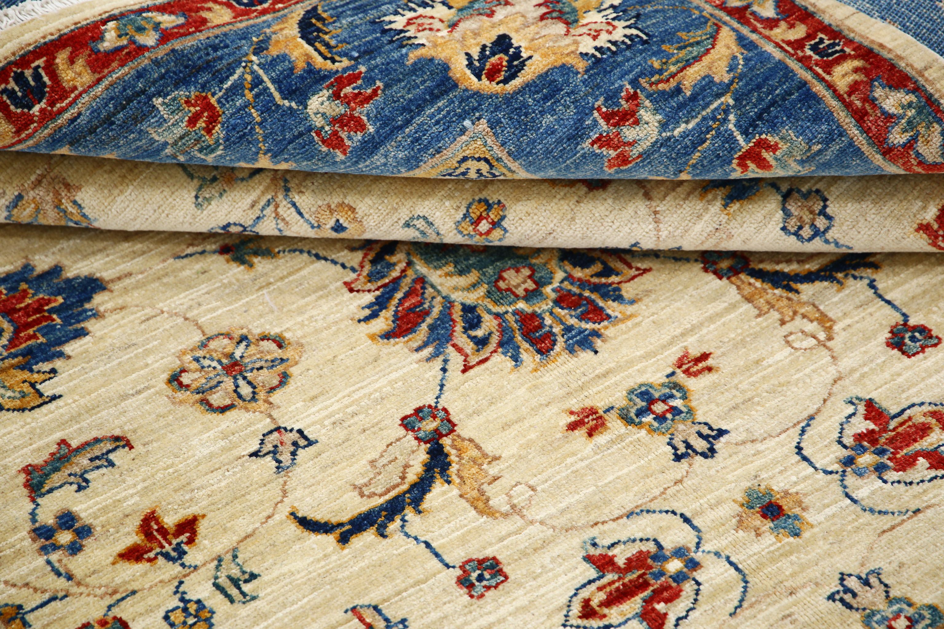 Hand Knotted Ziegler Farhan Wool Rug - 5'8'' x 7'8''