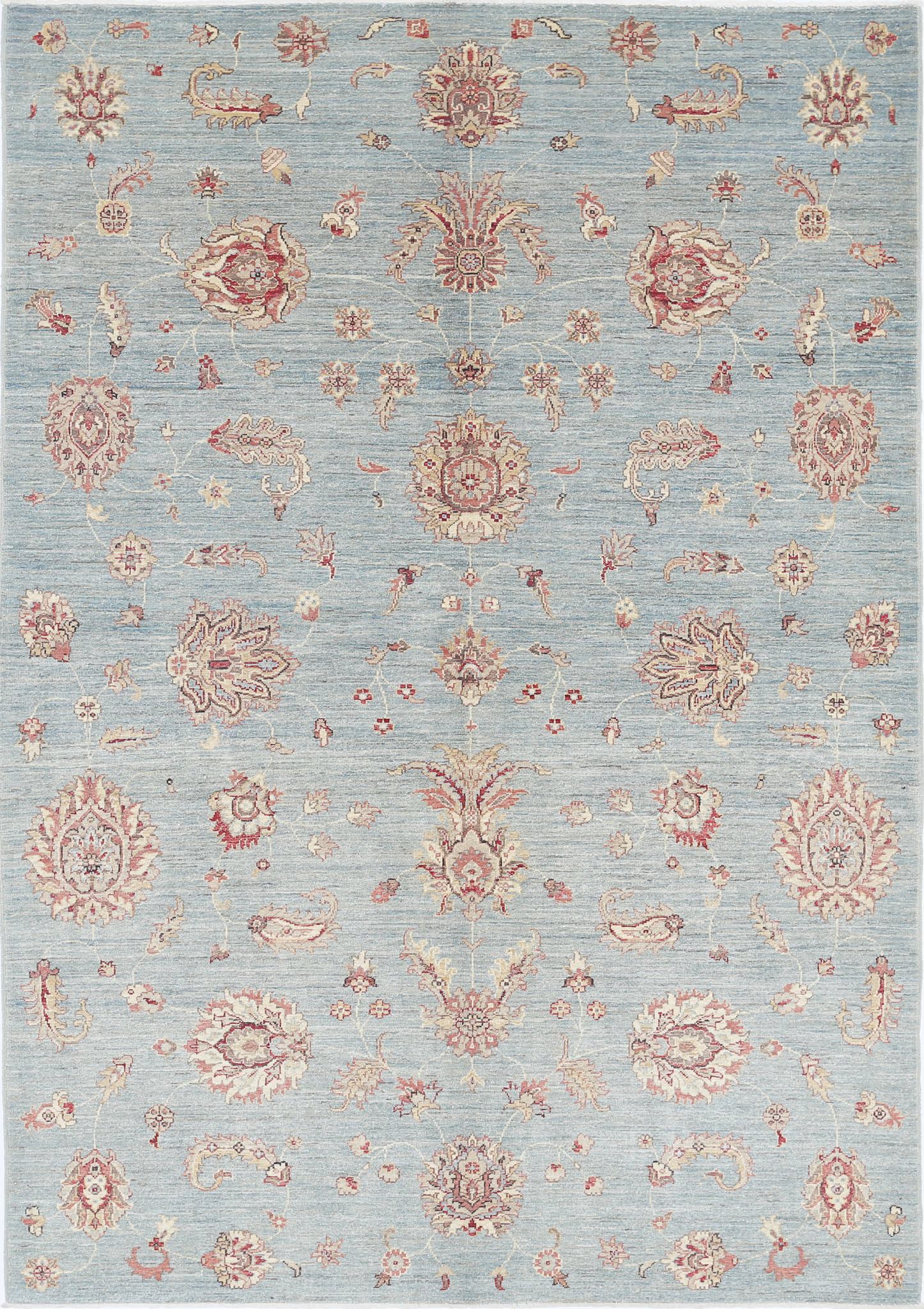 Hand Knotted Ziegler Farhan Wool Rug - 5'5'' x 8'0''