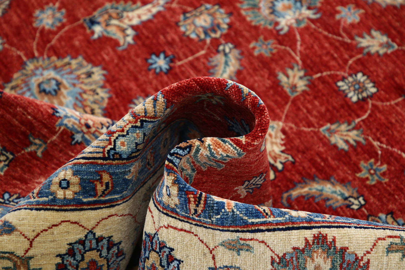 Hand Knotted Ziegler Farhan Wool Rug - 5'6'' x 7'8''