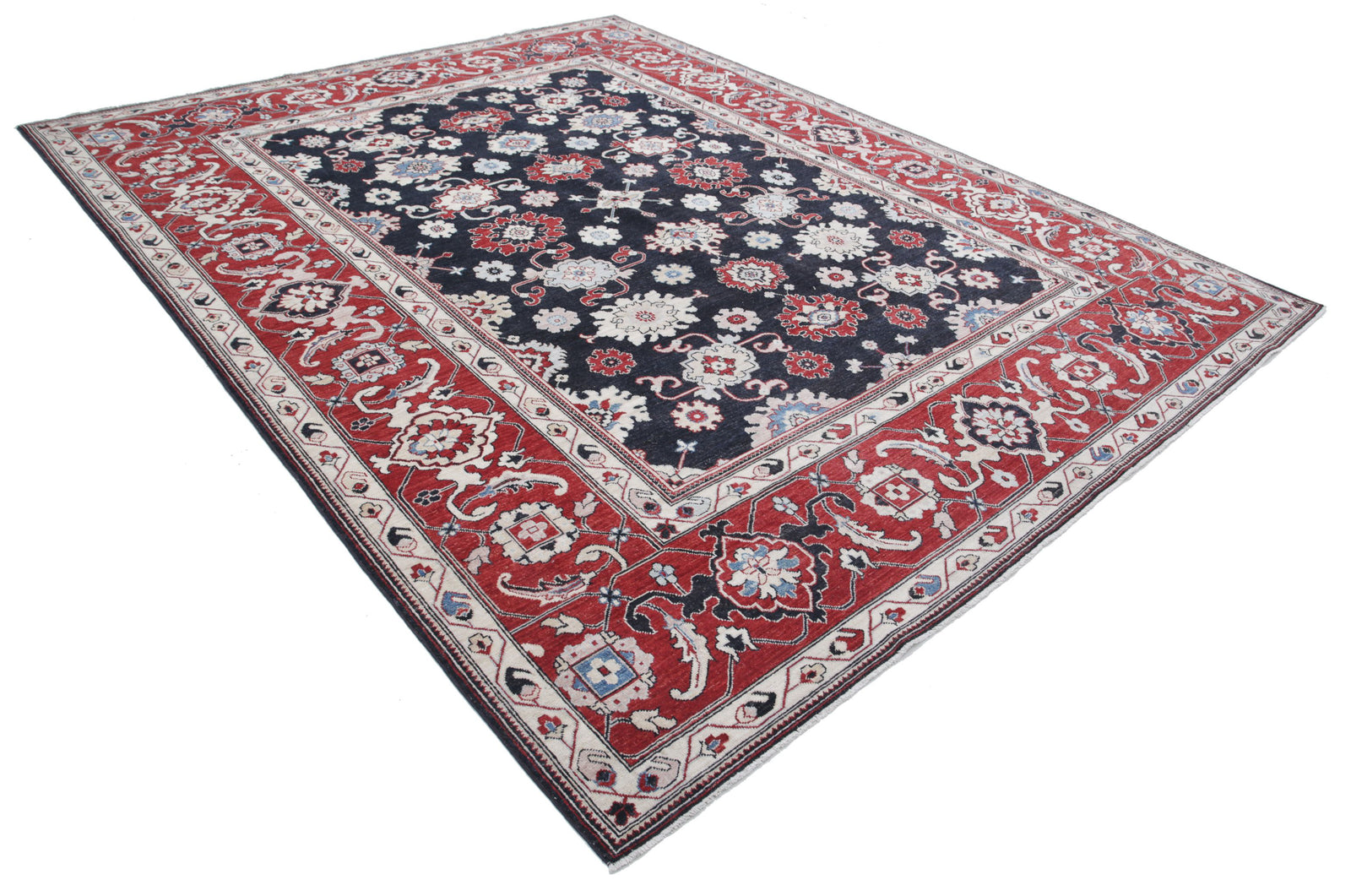 Hand Knotted Ziegler Farhan Wool Rug - 8'10'' x 11'4''