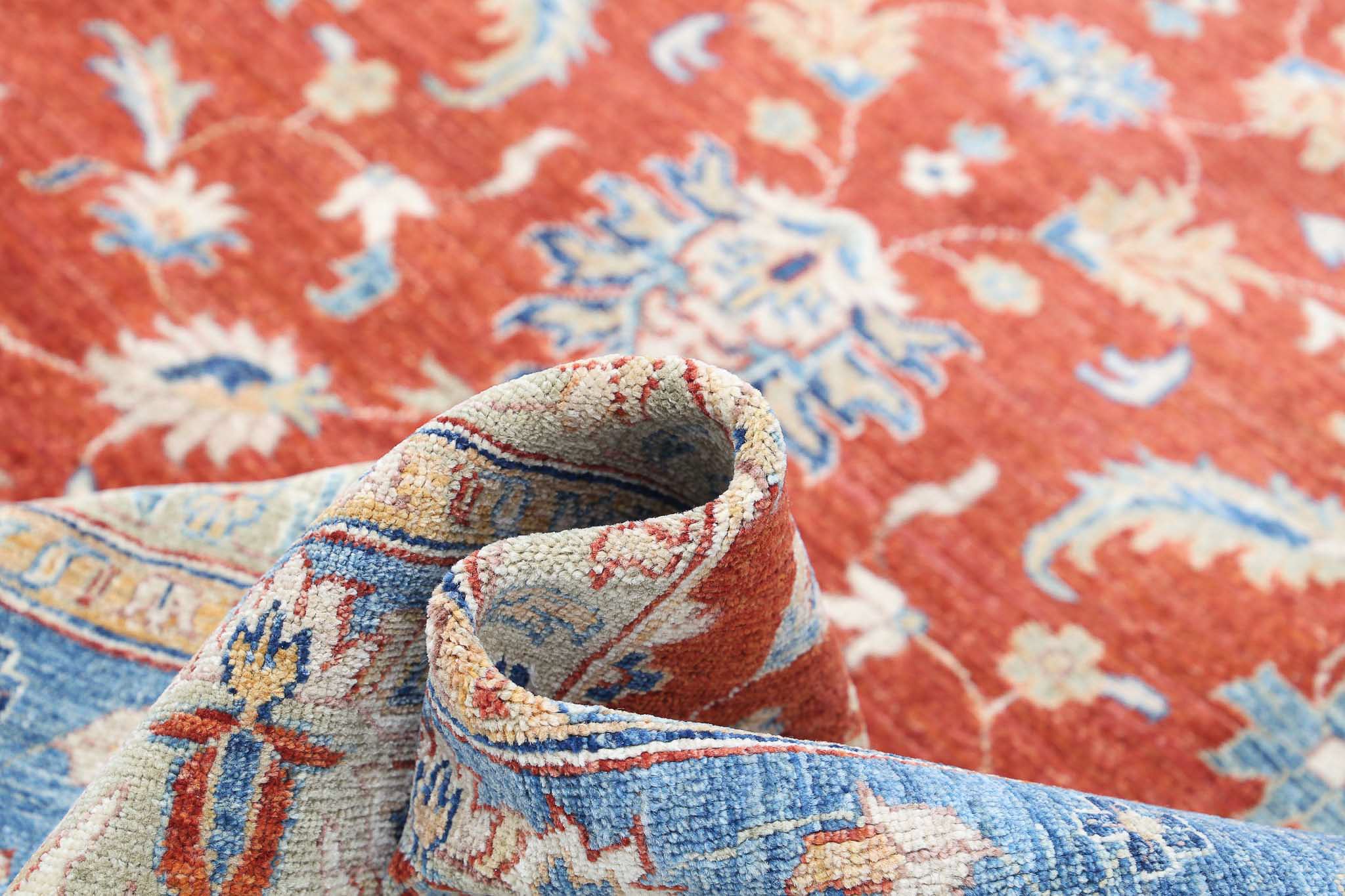 Hand Knotted Ziegler Farhan Wool Rug - 8'4'' x 9'9''