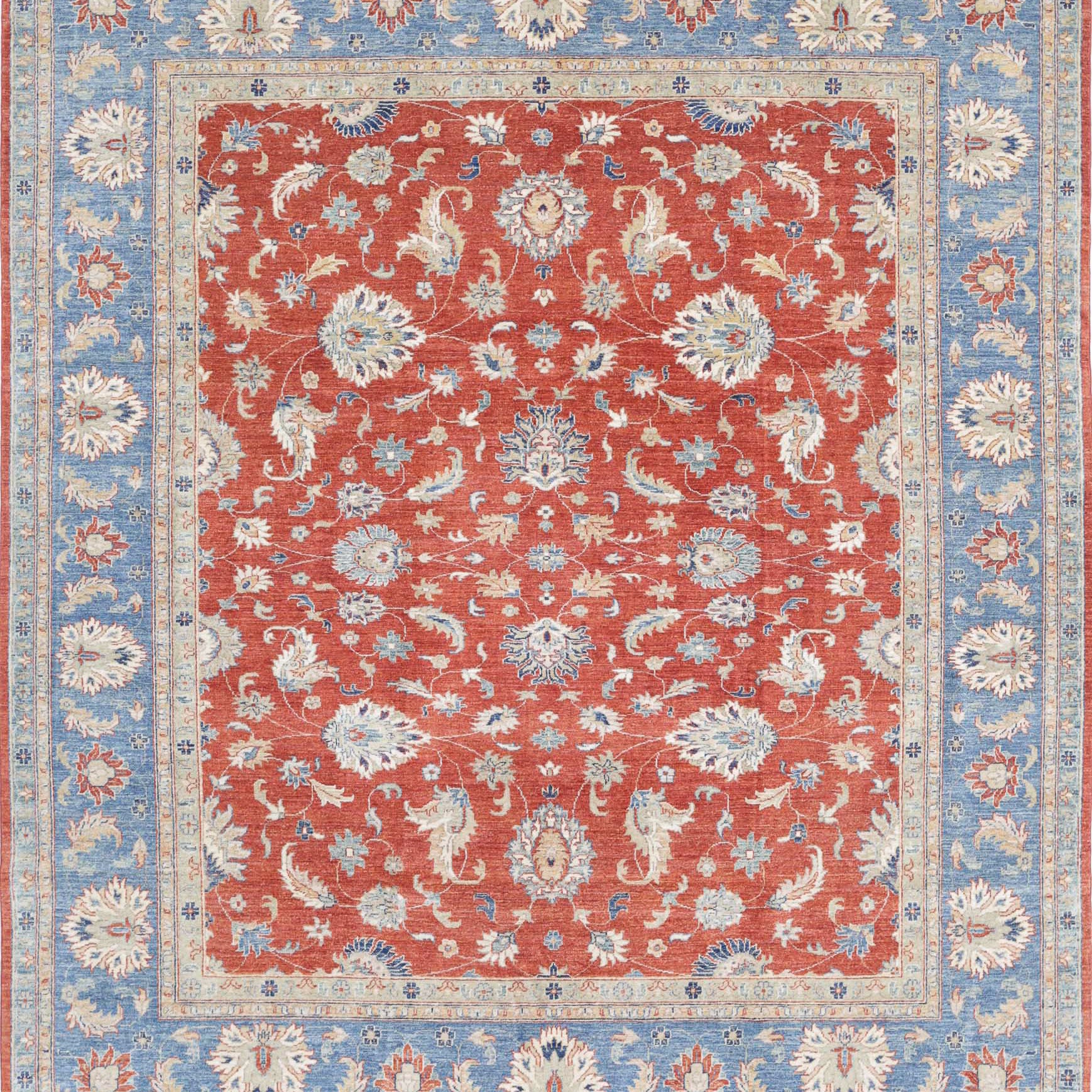Hand Knotted Ziegler Farhan Wool Rug - 8'4'' x 9'9''