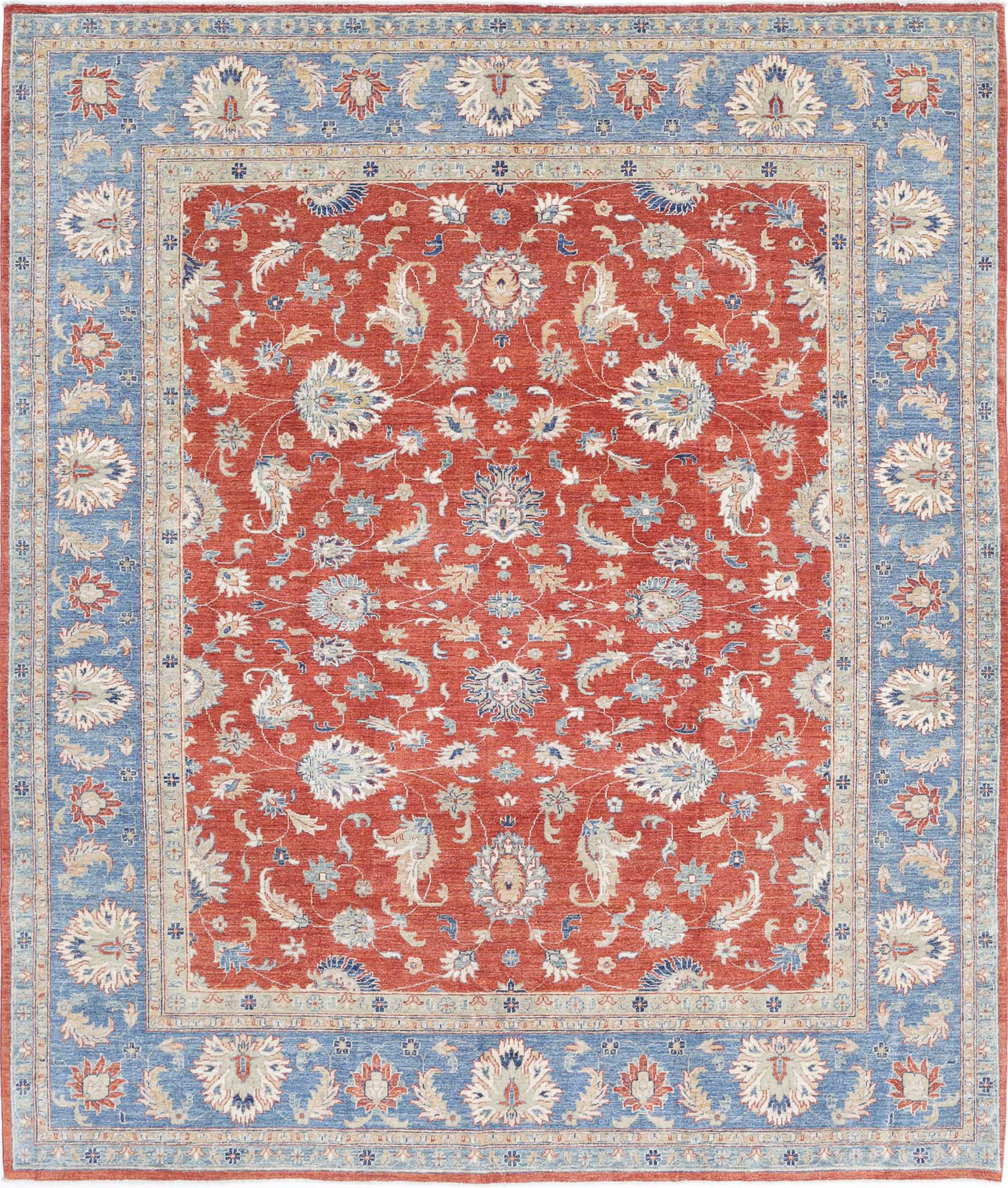 Hand Knotted Ziegler Farhan Wool Rug - 8'4'' x 9'9''