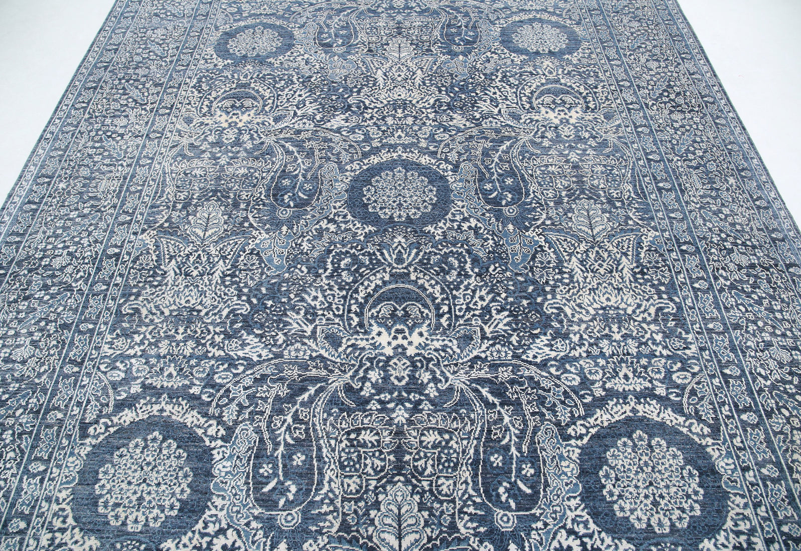 Hand Knotted Ziegler Farhan Wool Rug - 8'2'' x 10'8''