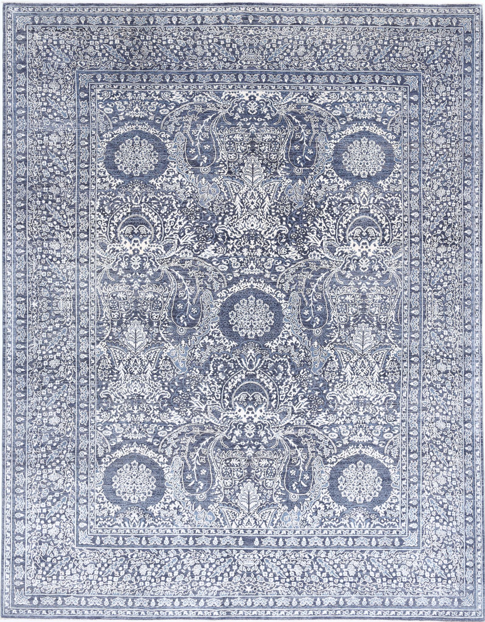 Hand Knotted Ziegler Farhan Wool Rug - 8'2'' x 10'8''