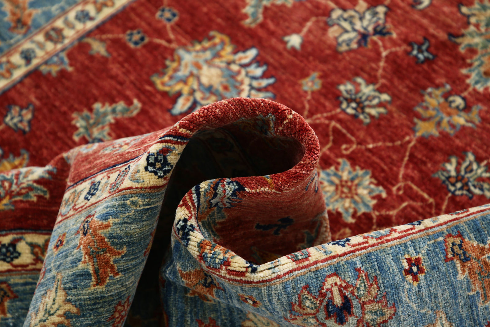 Hand Knotted Ziegler Farhan Wool Rug - 4'11'' x 6'5''