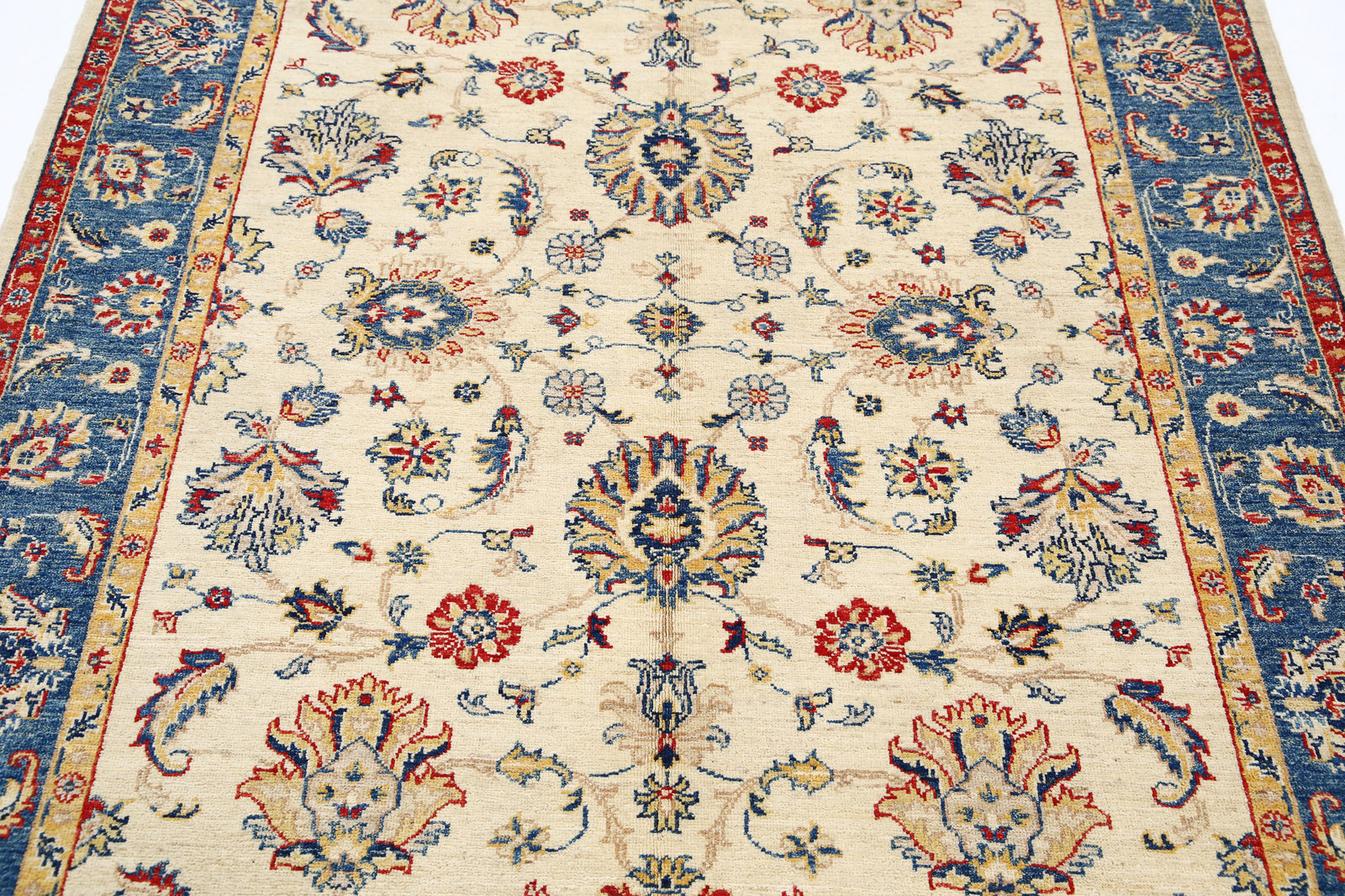 Hand Knotted Ziegler Farhan Wool Rug - 4'10'' x 6'7''
