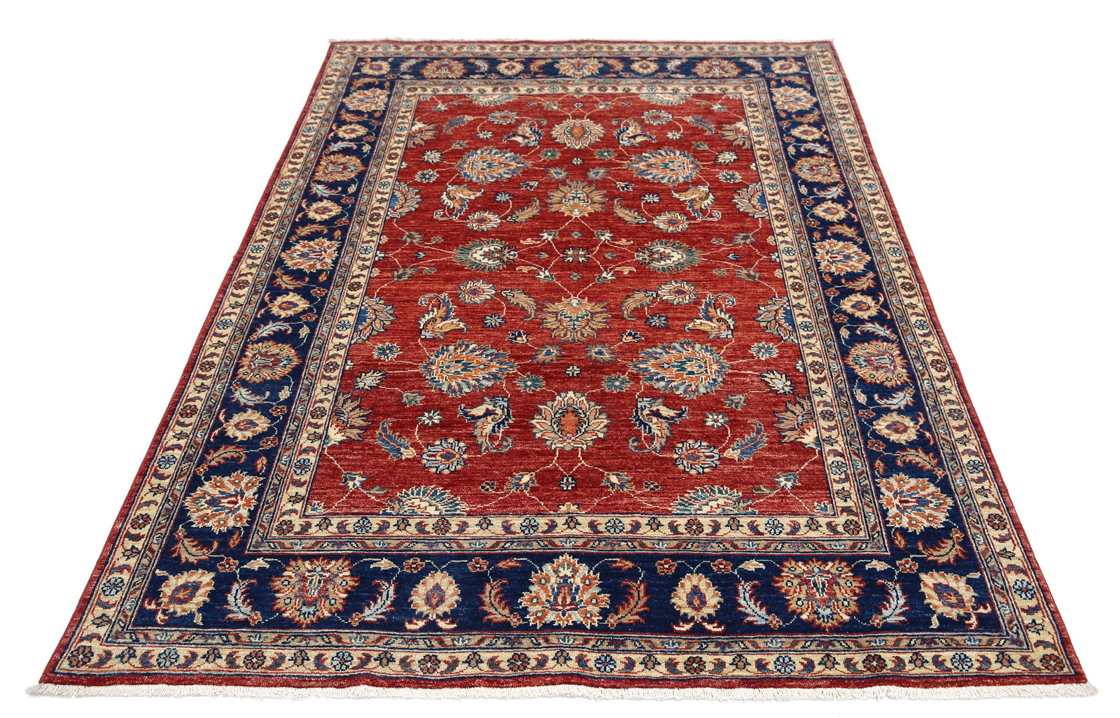 Hand Knotted Ziegler Farhan Wool Rug - 4'10'' x 6'11''