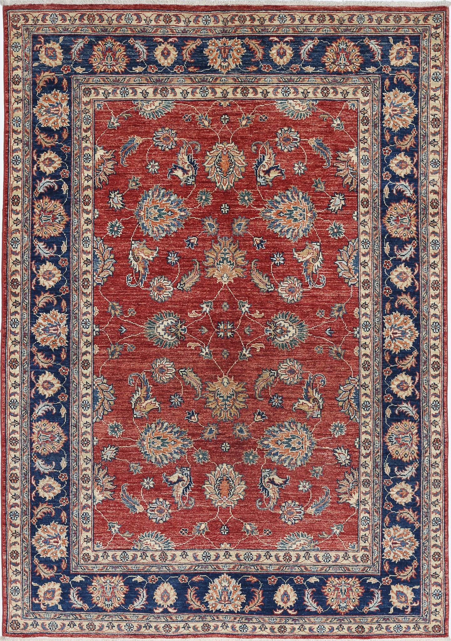 Hand Knotted Ziegler Farhan Wool Rug - 4'10'' x 6'11''