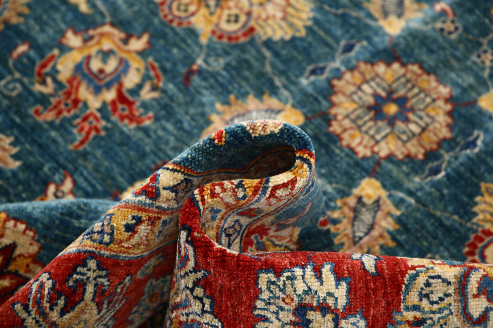 Hand Knotted Ziegler Farhan Wool Rug - 5'6'' x 7'7''