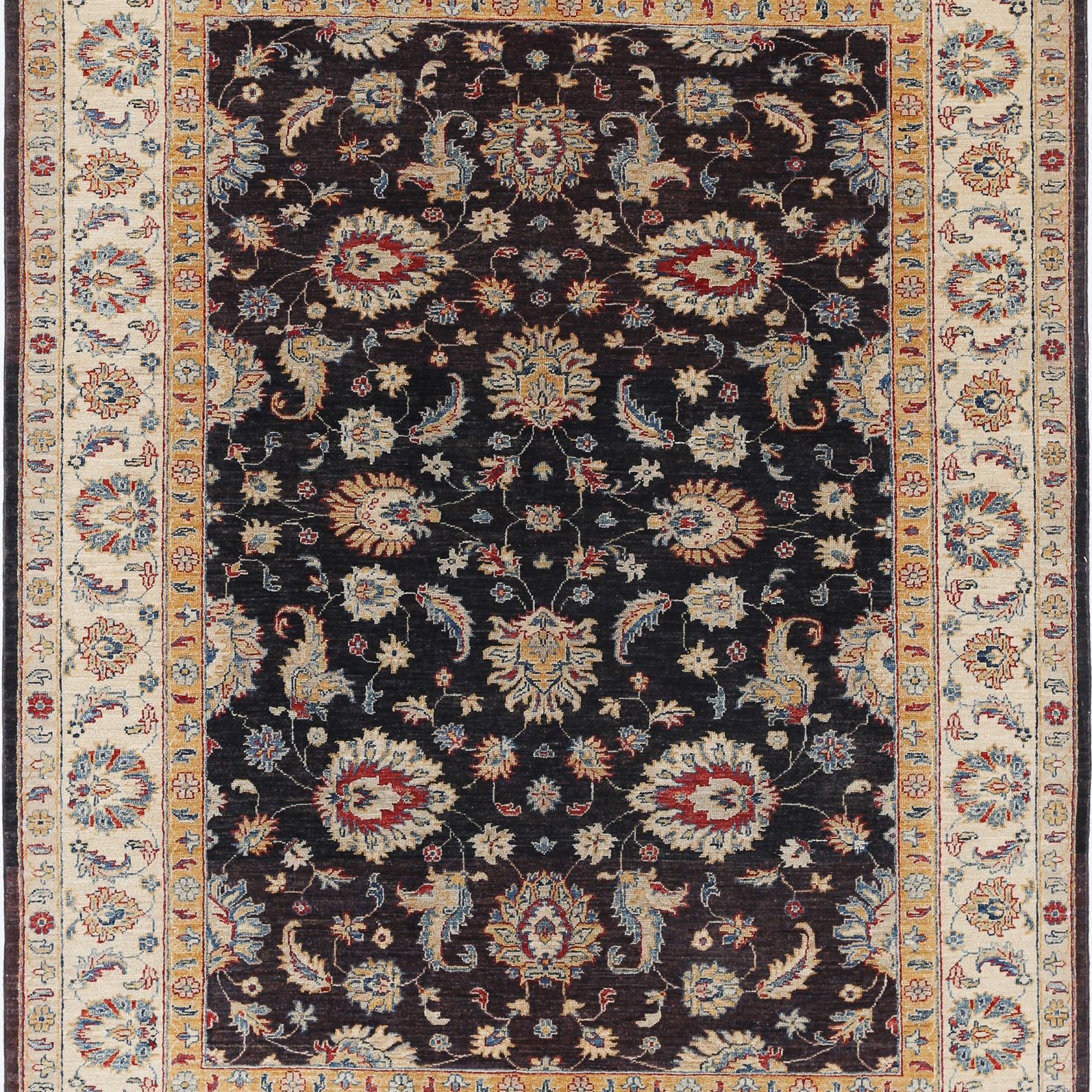 Hand Knotted Ziegler Farhan Wool Rug - 5'10'' x 7'10''