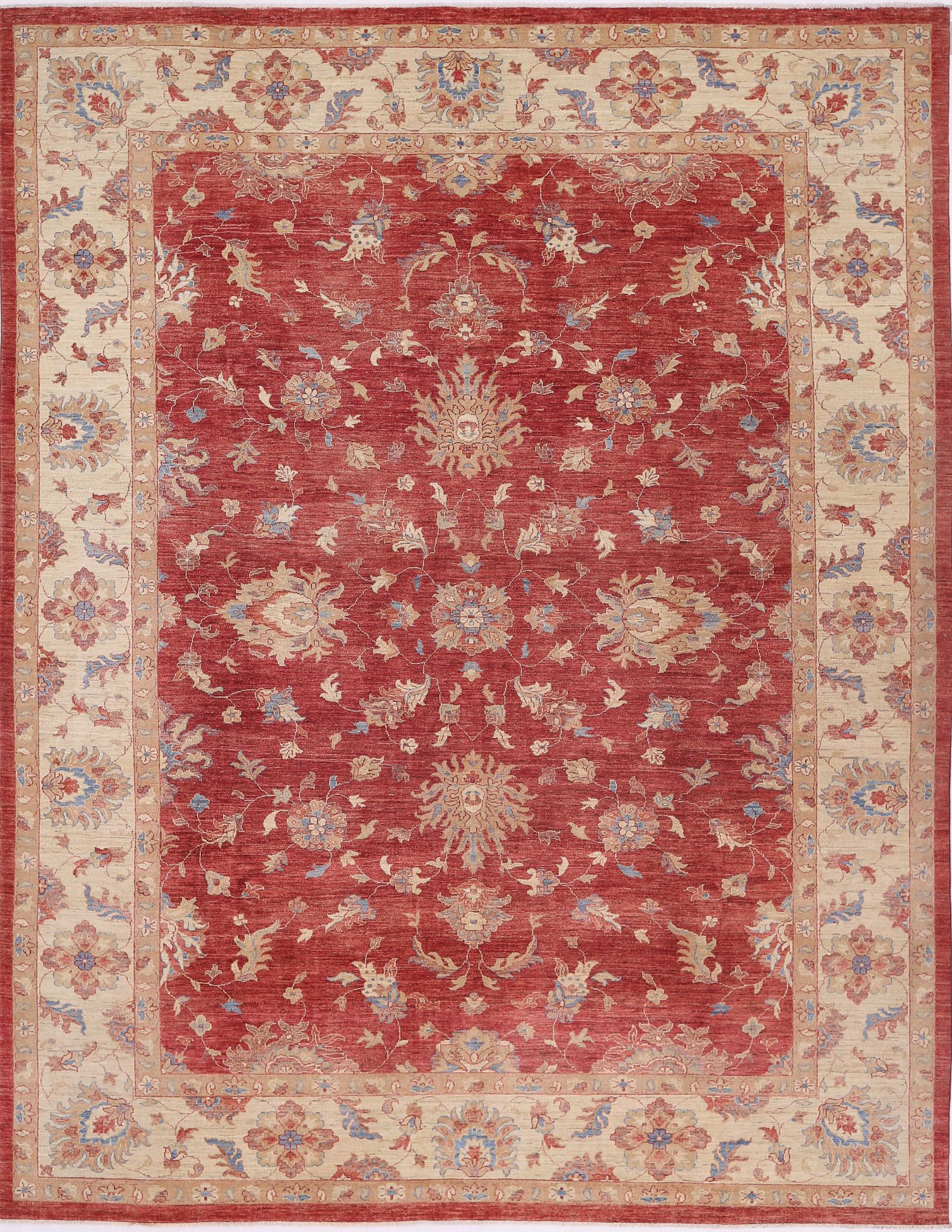 Hand Knotted Ziegler Farhan Wool Rug - 10'2'' x 12'9''