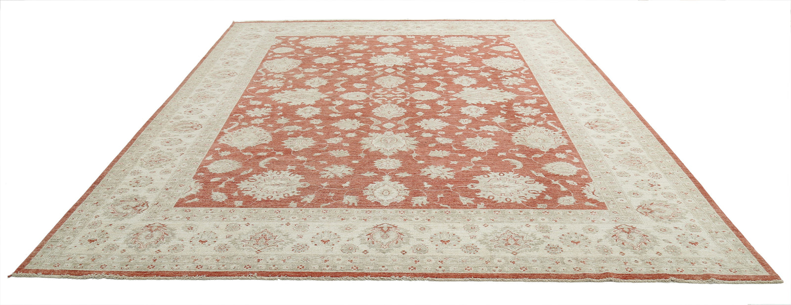 Hand Knotted Ziegler Farhan Wool Rug - 9'7'' x 11'11''