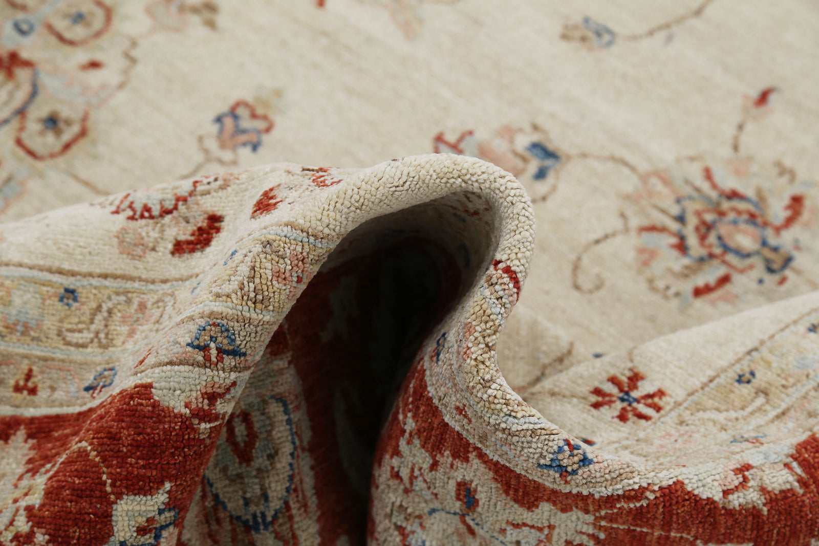 Hand Knotted Ziegler Farhan Wool Rug - 8'11'' x 12'2''