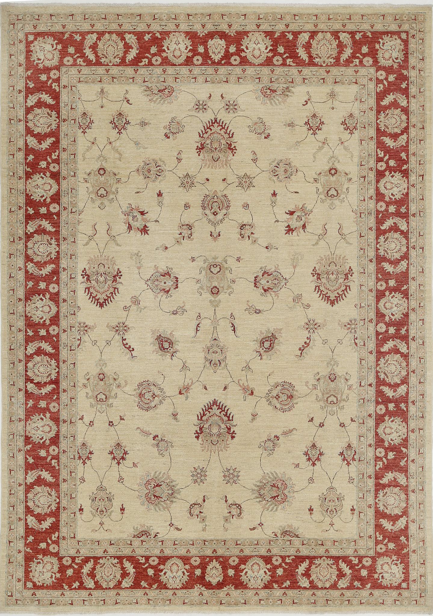 Hand Knotted Ziegler Farhan Wool Rug - 8'1'' x 11'4''