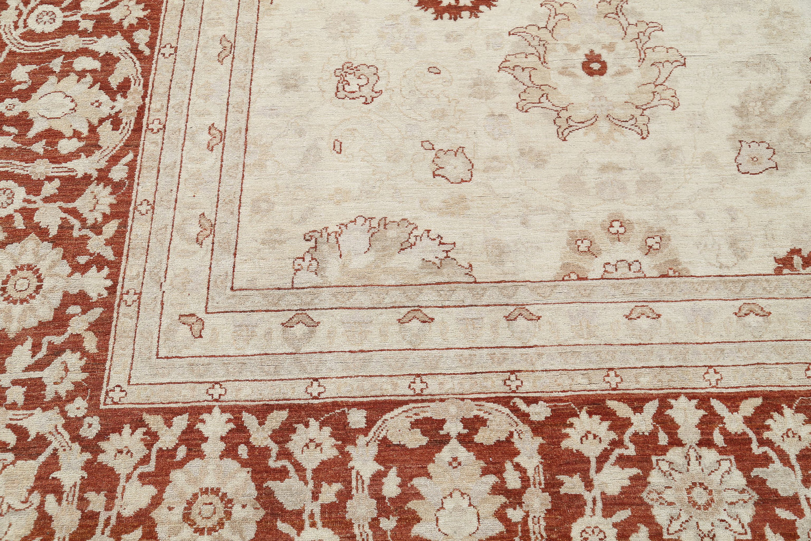 Hand Knotted Ziegler Farhan Wool Rug - 15'0'' x 21'6''