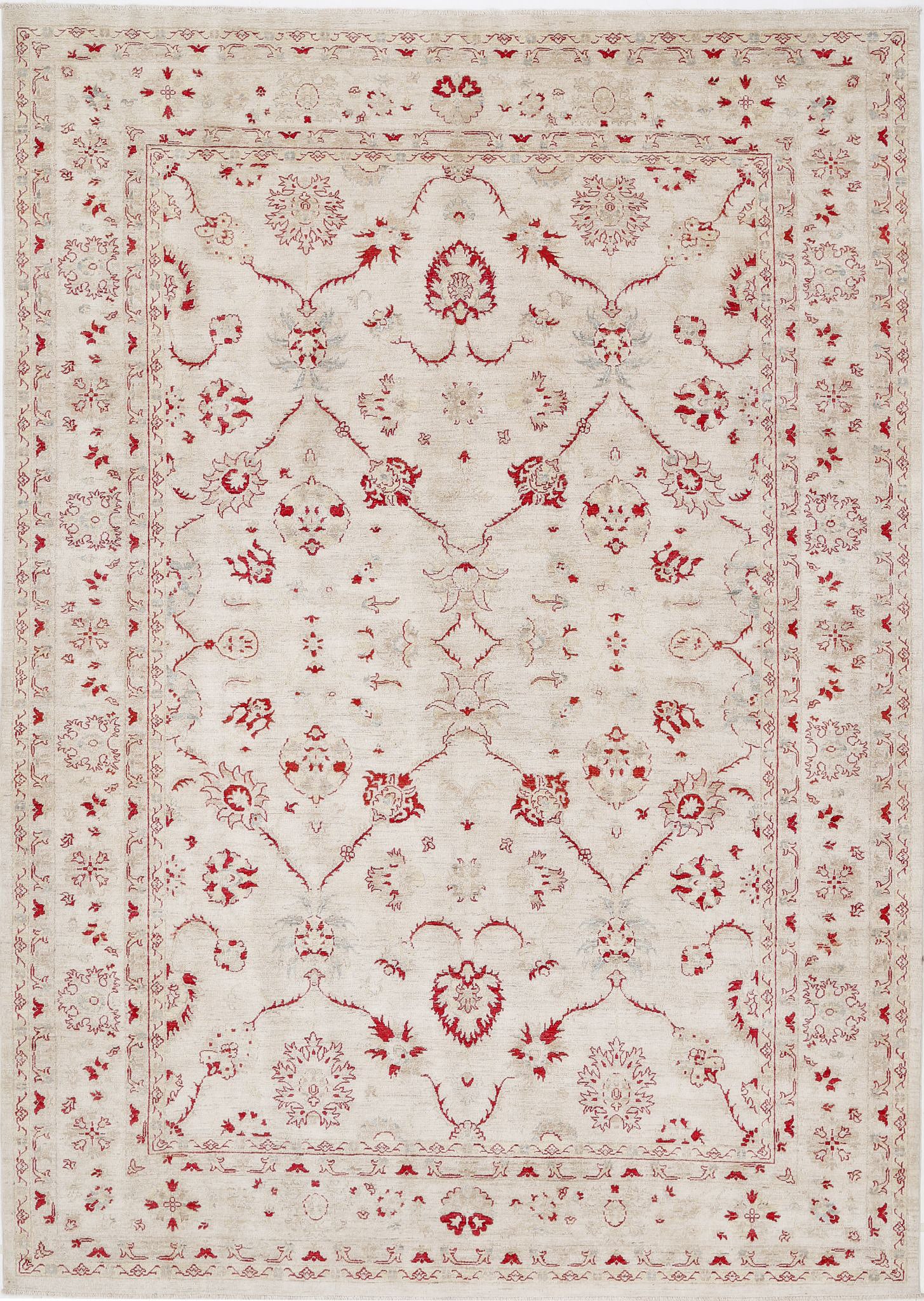 Hand Knotted Ziegler Farhan Wool Rug - 8'4'' x 11'10''
