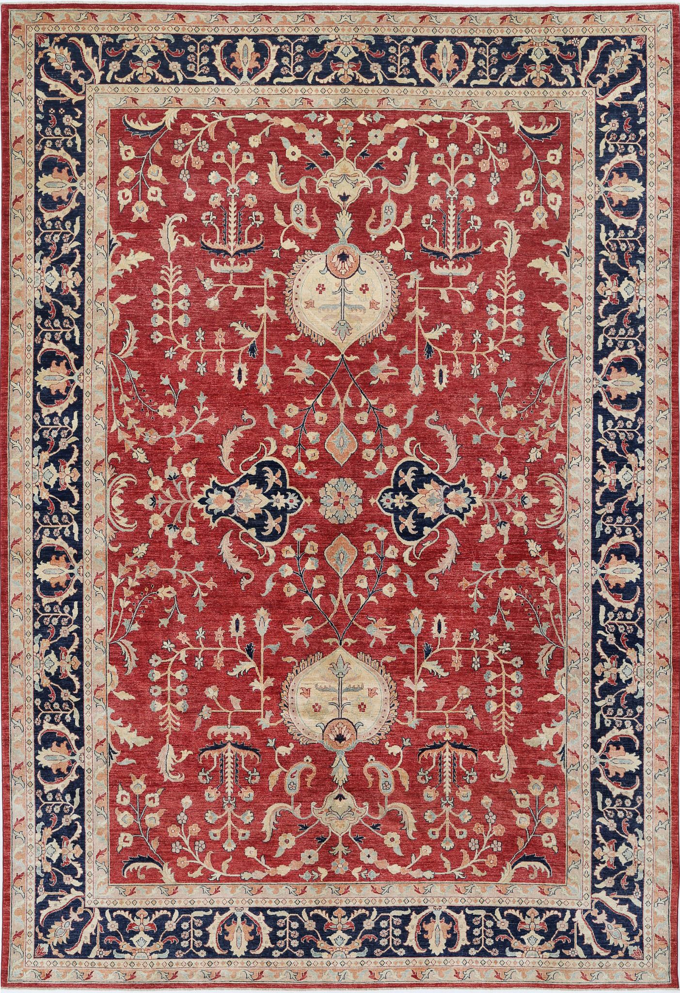 Hand Knotted Ziegler Farhan Wool Rug - 11'6'' x 16'9''