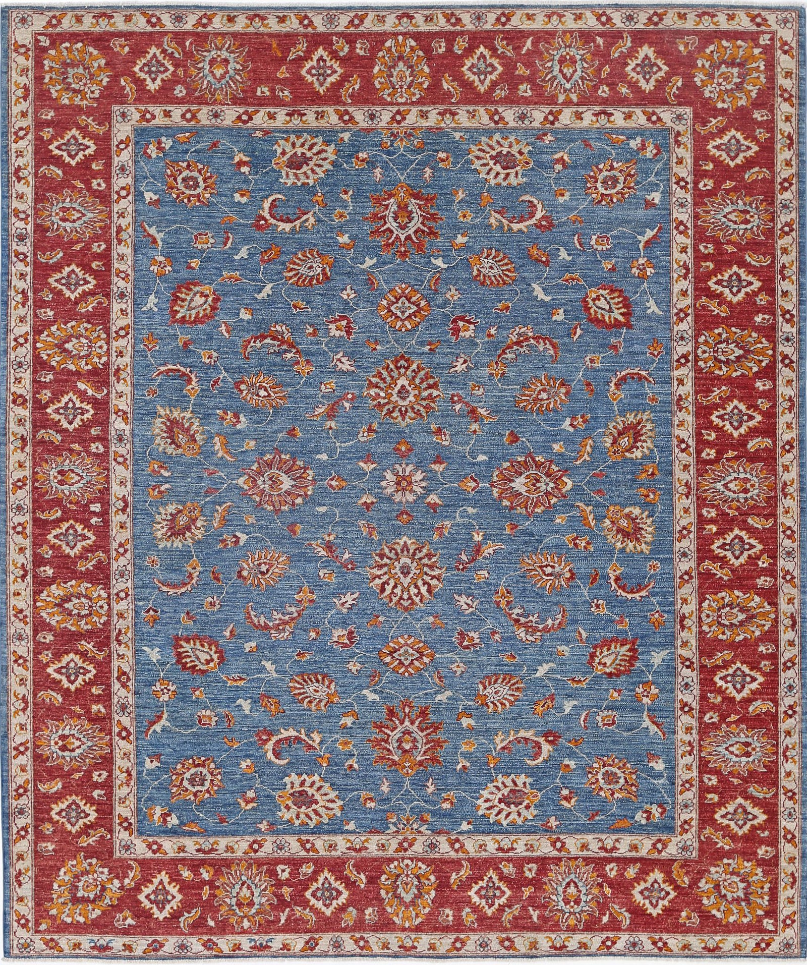 Hand Knotted Ziegler Farhan Wool Rug - 8'3'' x 9'10''