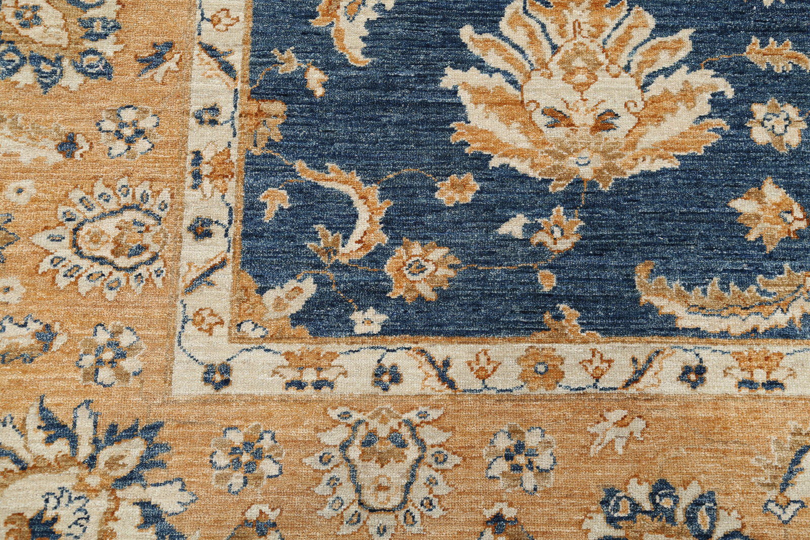 Hand Knotted Ziegler Farhan Wool Rug - 9'3'' x 11'7''