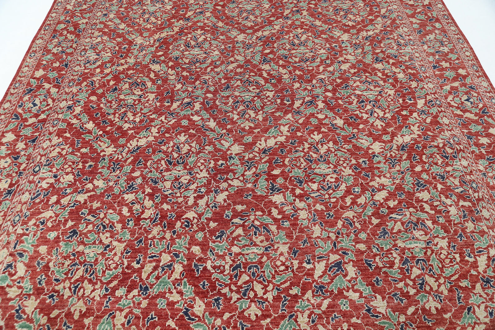 Hand Knotted Ziegler Farhan Wool Rug - 7'11'' x 9'10''