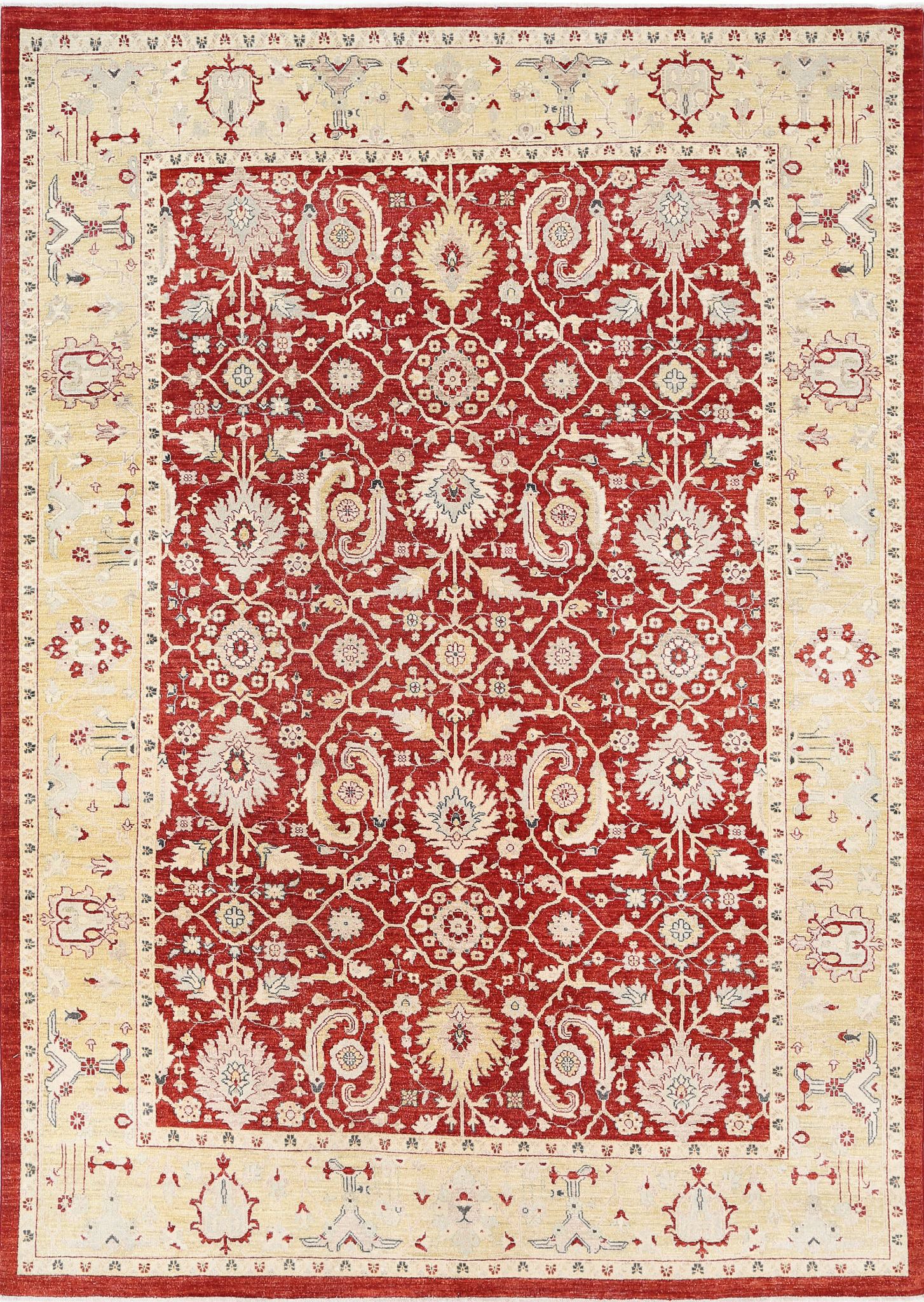 Hand Knotted Ziegler Farhan Wool Rug - 7'9'' x 10'10''