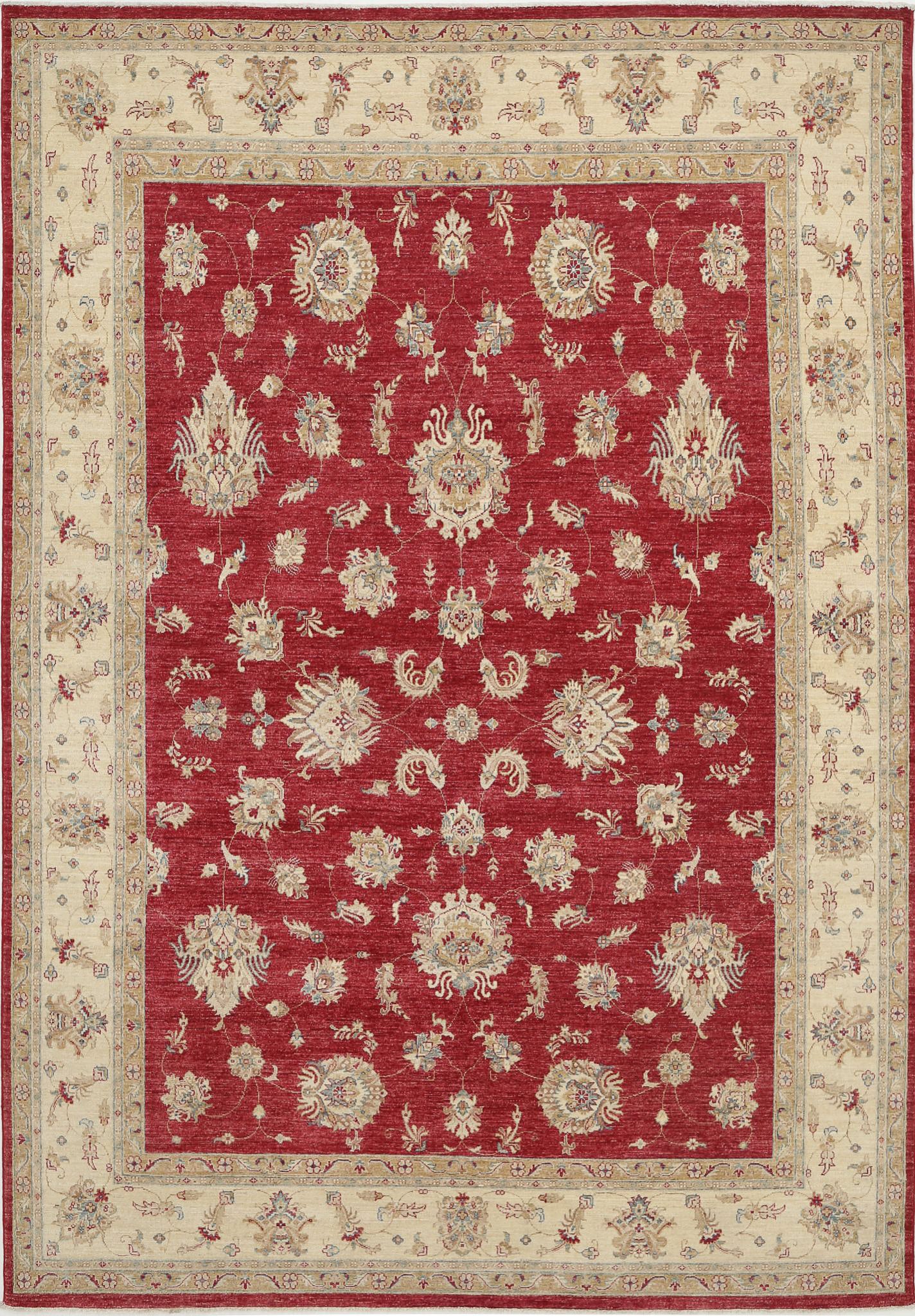 Hand Knotted Ziegler Farhan Wool Rug - 8'3'' x 11'9''