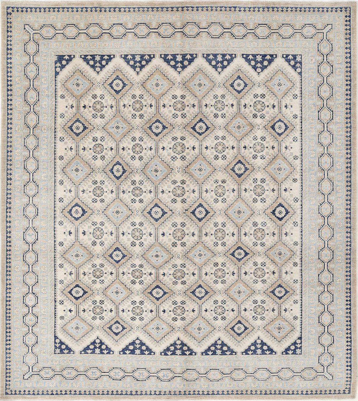 Hand Knotted Serenity Wool Rug - 8&#39;3&#39;&#39; x 9&#39;2&#39;&#39;