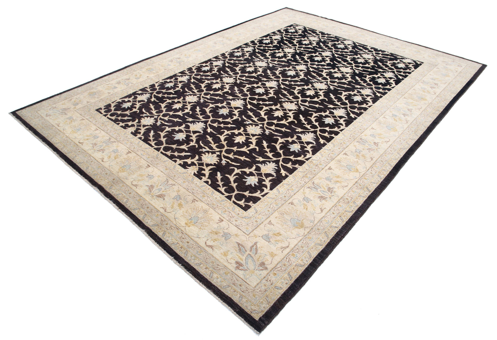 Hand Knotted Ziegler Farhan Wool Rug - 7'9'' x 10'9''