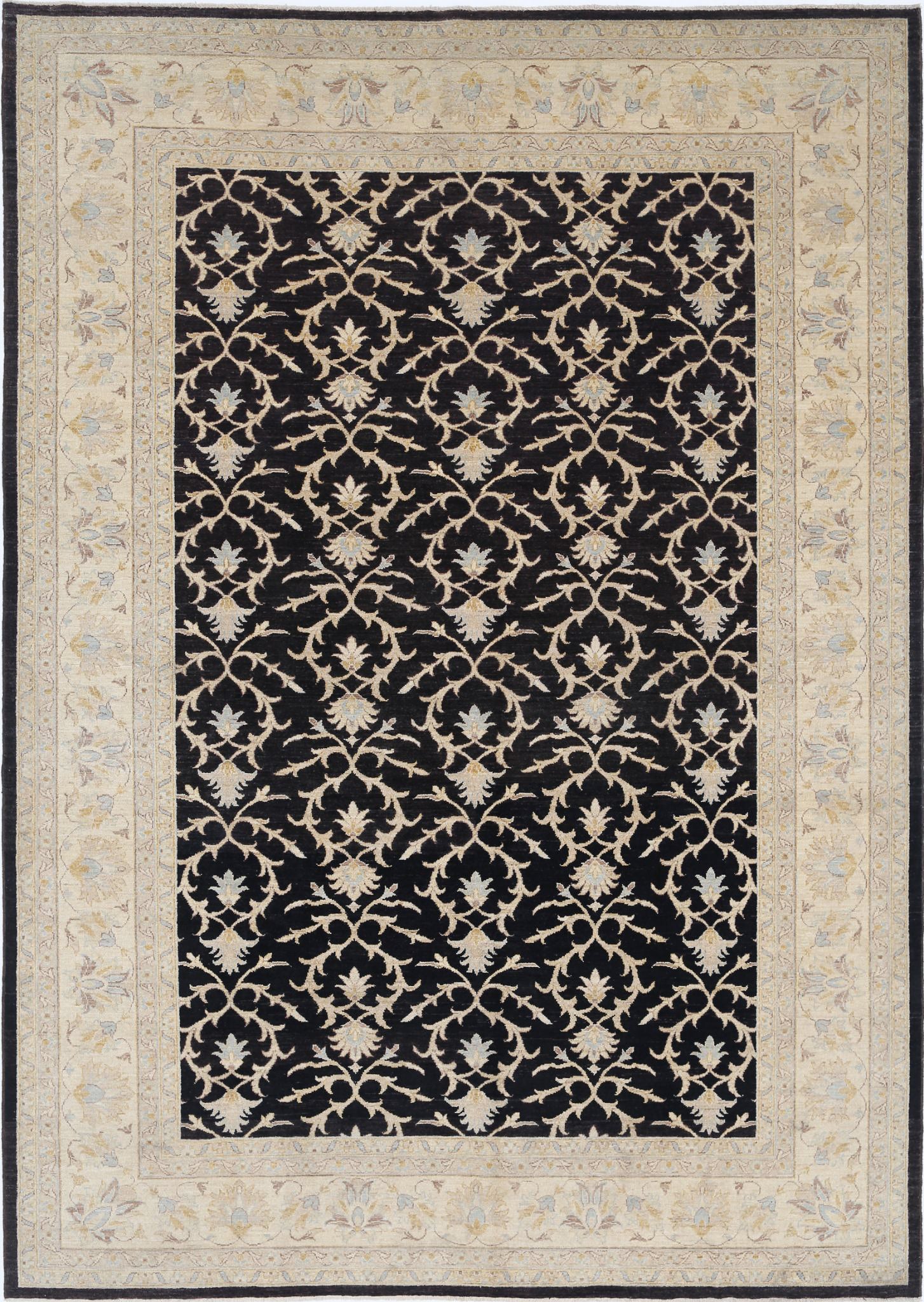 Hand Knotted Ziegler Farhan Wool Rug - 7'9'' x 10'9''