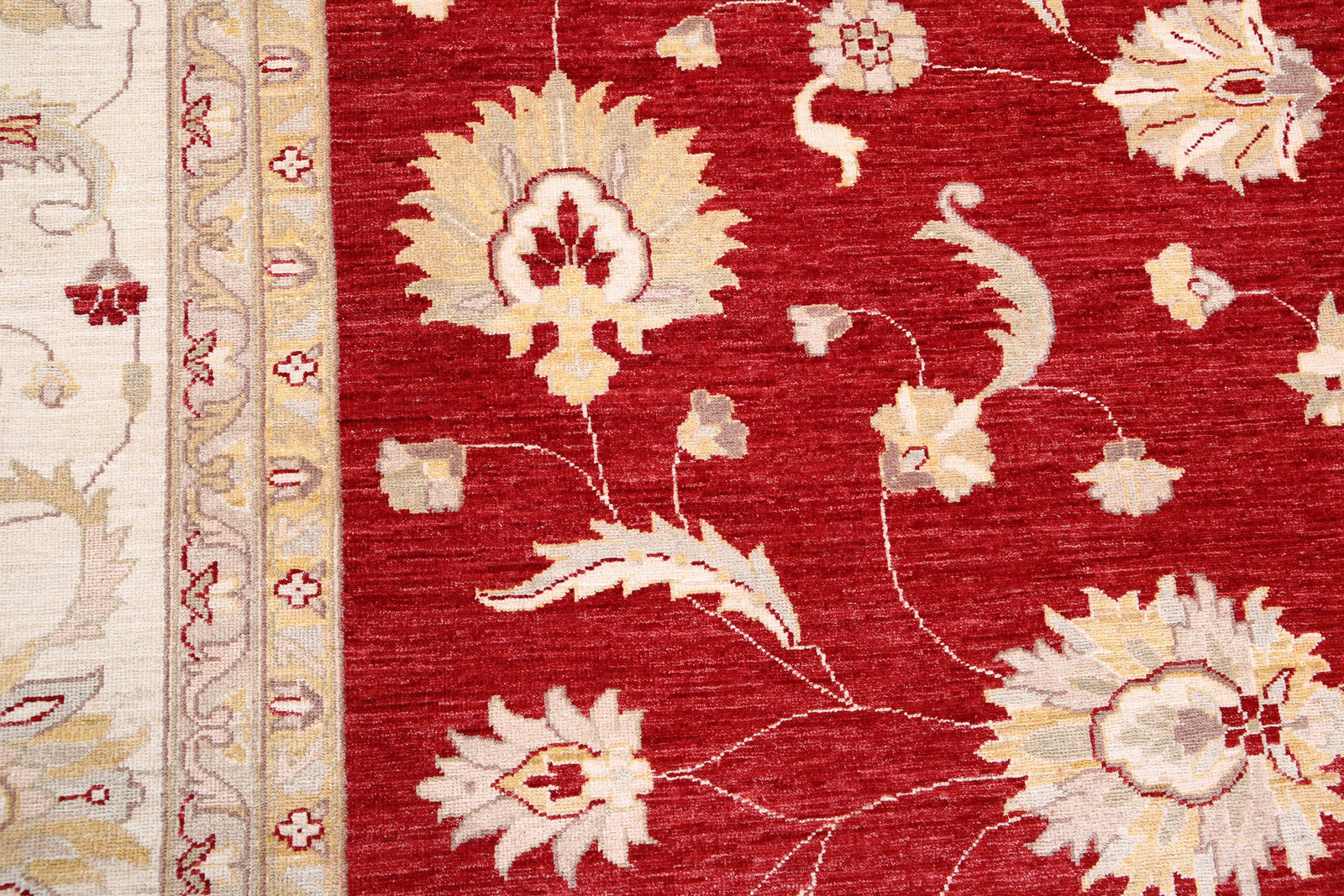 Hand Knotted Ziegler Farhan Wool Rug - 12'3'' x 17'1''