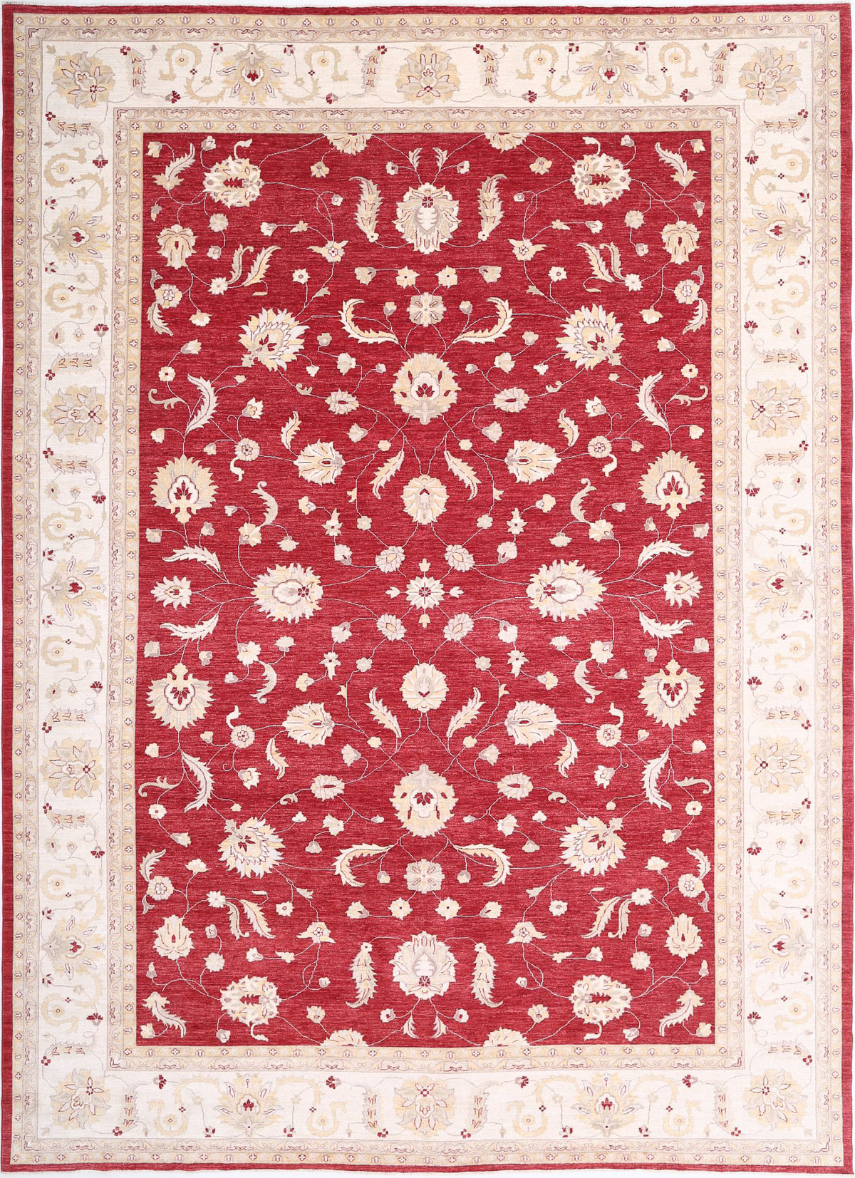 Hand Knotted Ziegler Farhan Wool Rug - 12&#39;3&#39;&#39; x 17&#39;1&#39;&#39;