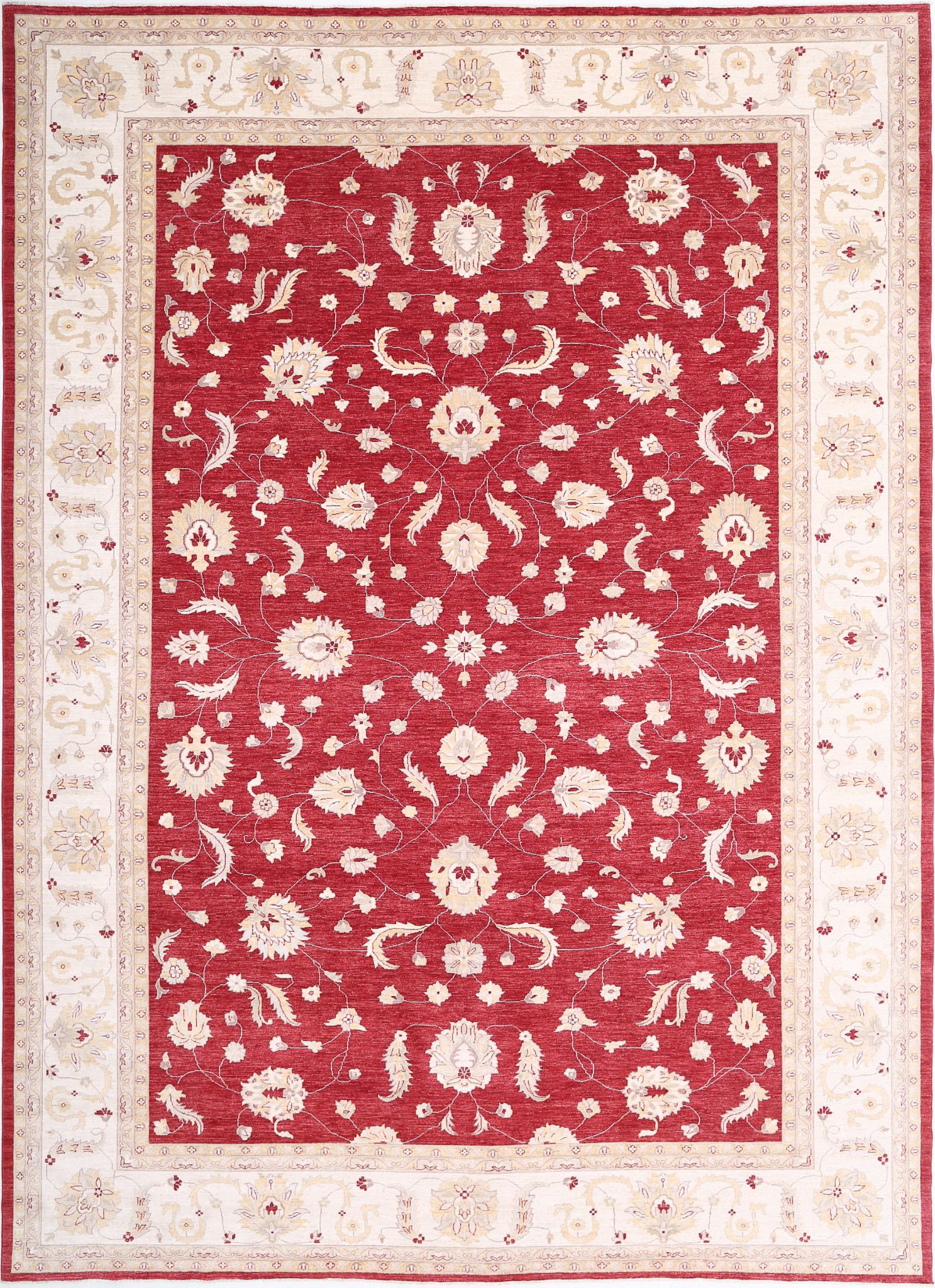 Hand Knotted Ziegler Farhan Wool Rug - 12'3'' x 17'1''