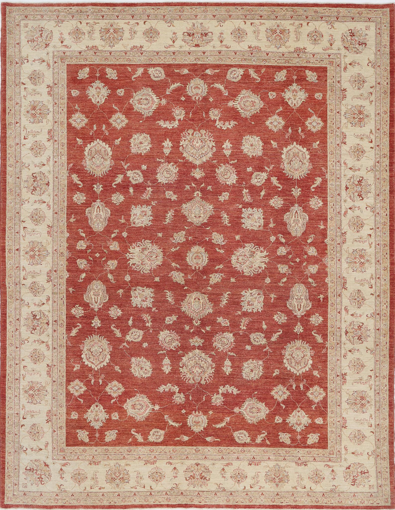 Hand Knotted Ziegler Farhan Wool Rug - 8'10'' x 11'5''
