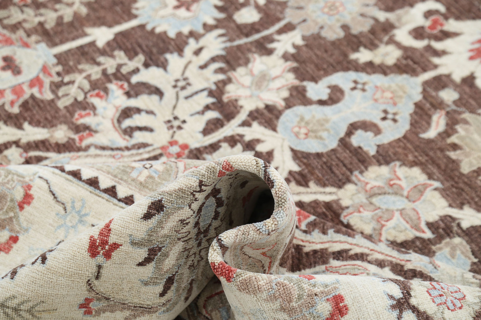 Hand Knotted Ziegler Farhan Wool Rug - 11'8'' x 14'11''