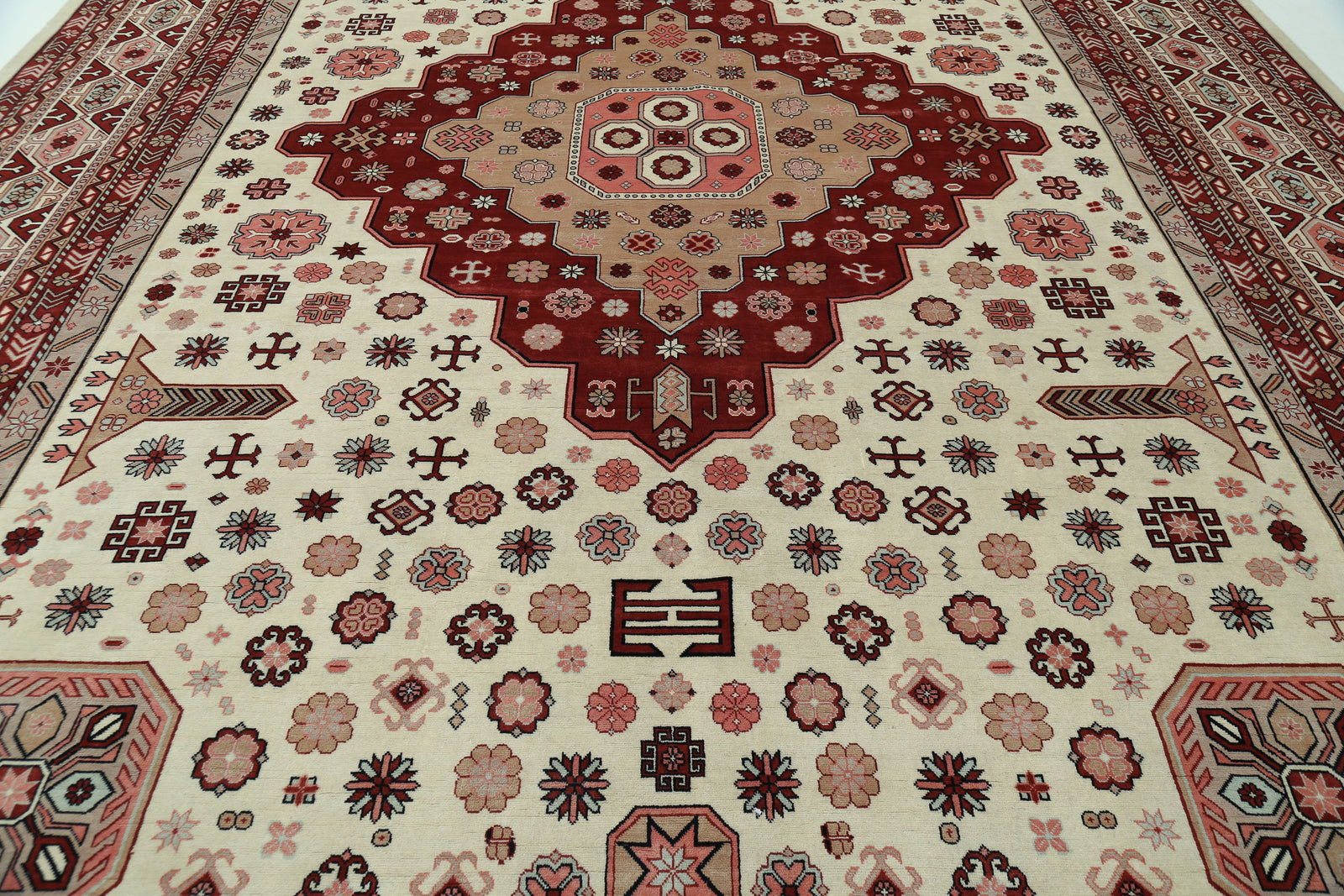 Hand Knotted Ziegler Farhan Wool Rug - 11'10'' x 17'10''