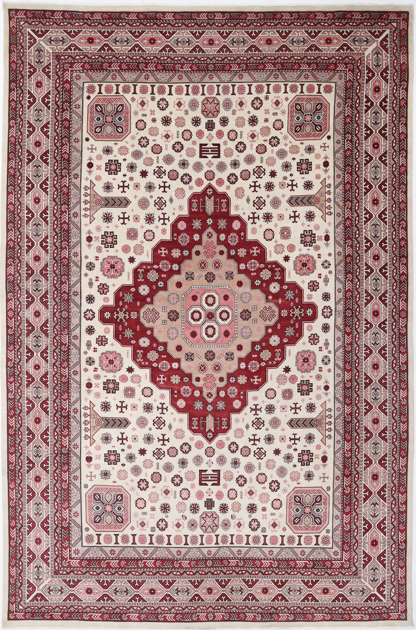 Hand Knotted Ziegler Farhan Wool Rug - 11'10'' x 17'10''