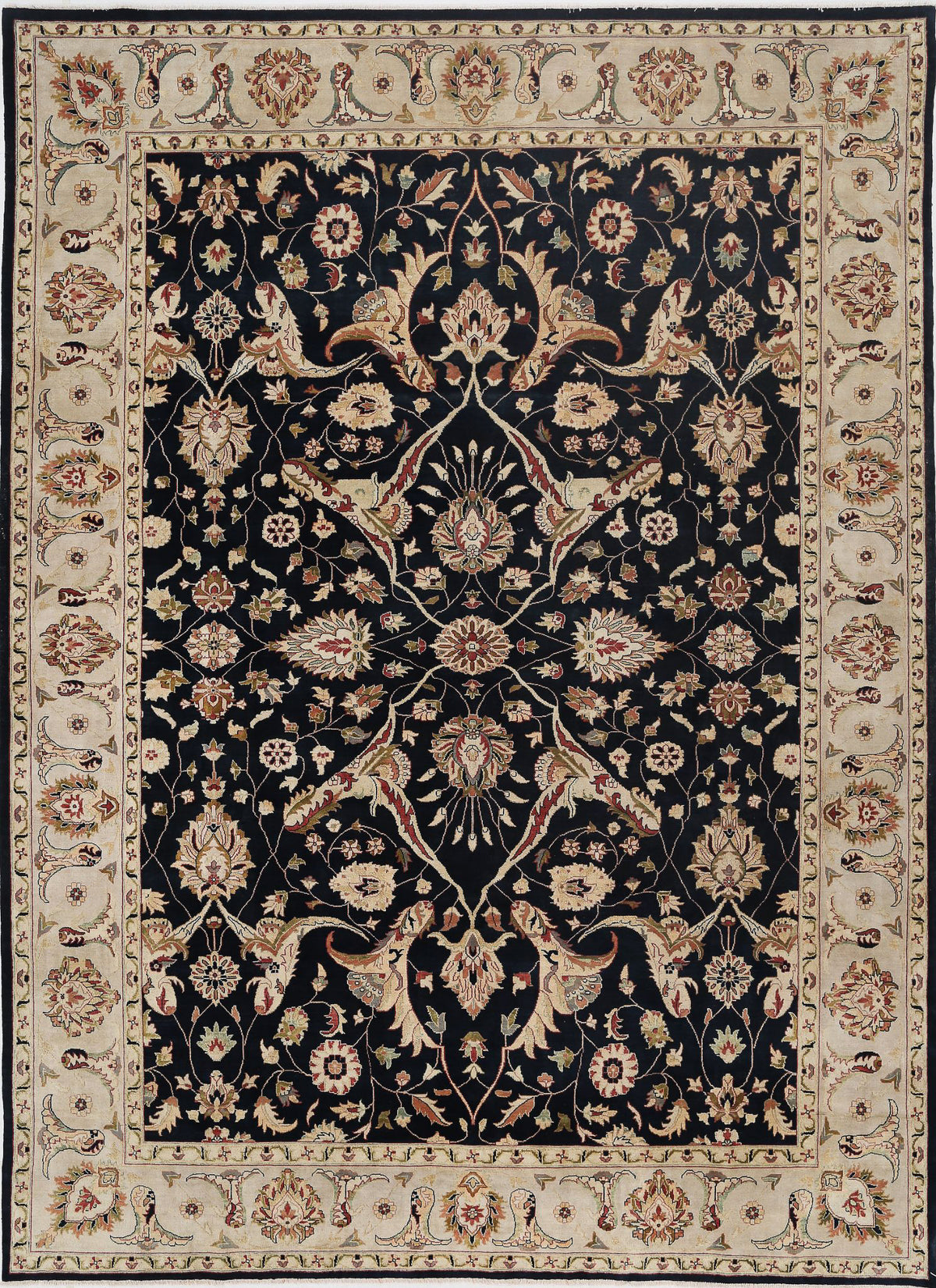 Hand Knotted Ziegler Wool Rug - 10&#39;0&#39;&#39; x 13&#39;8&#39;&#39;