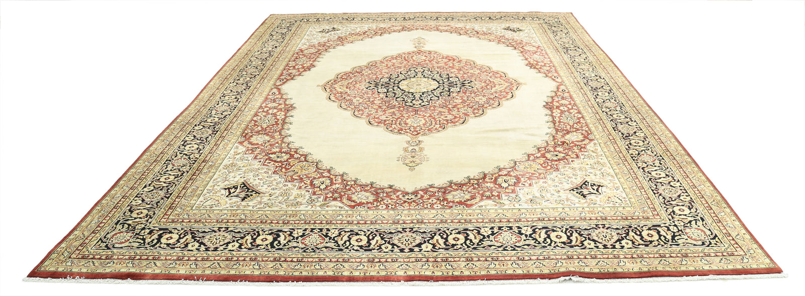 Hand Knotted Ziegler Wool Rug - 9'9'' x 13'7''