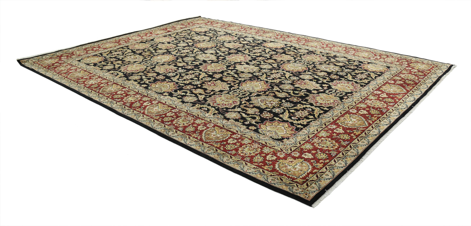 Hand Knotted Ziegler Wool Rug - 10'0'' x 13'9''