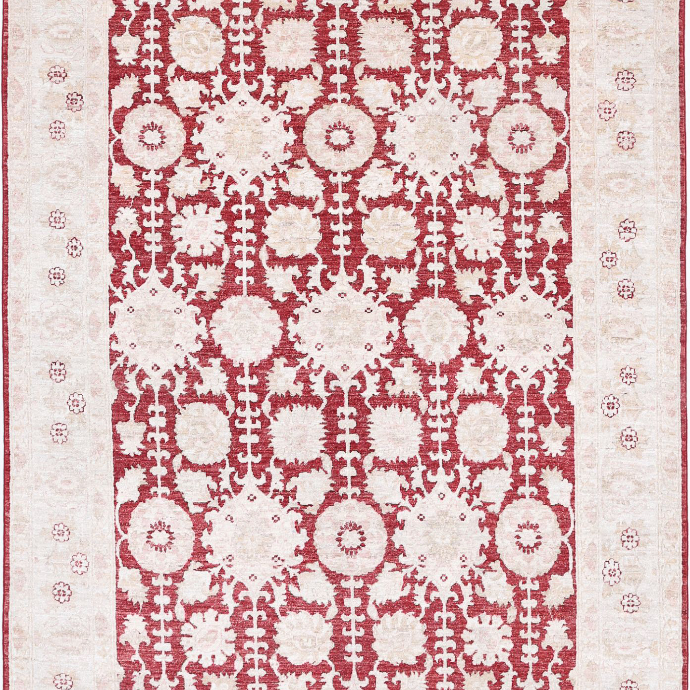 Alfombra de lana fina Ziegler anudada a mano - 5'11'' x 8'8''