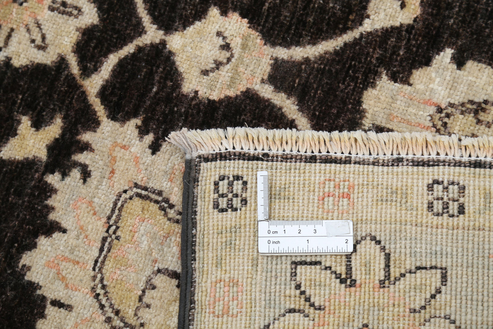 Hand Knotted Ziegler Tabriz Wool Rug - 3'10'' x 12'8''