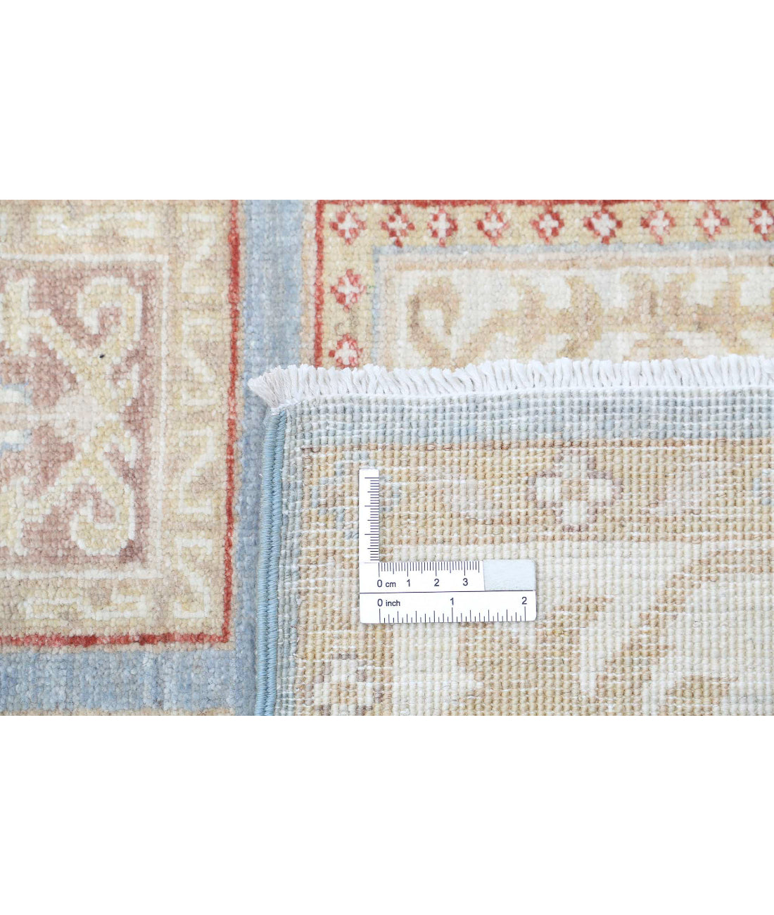 Hand Knotted Bakhtiari Wool Rug - 2'8'' x 9'10'' 2'8'' x 9'10'' (80 X 295) / Blue / Ivory