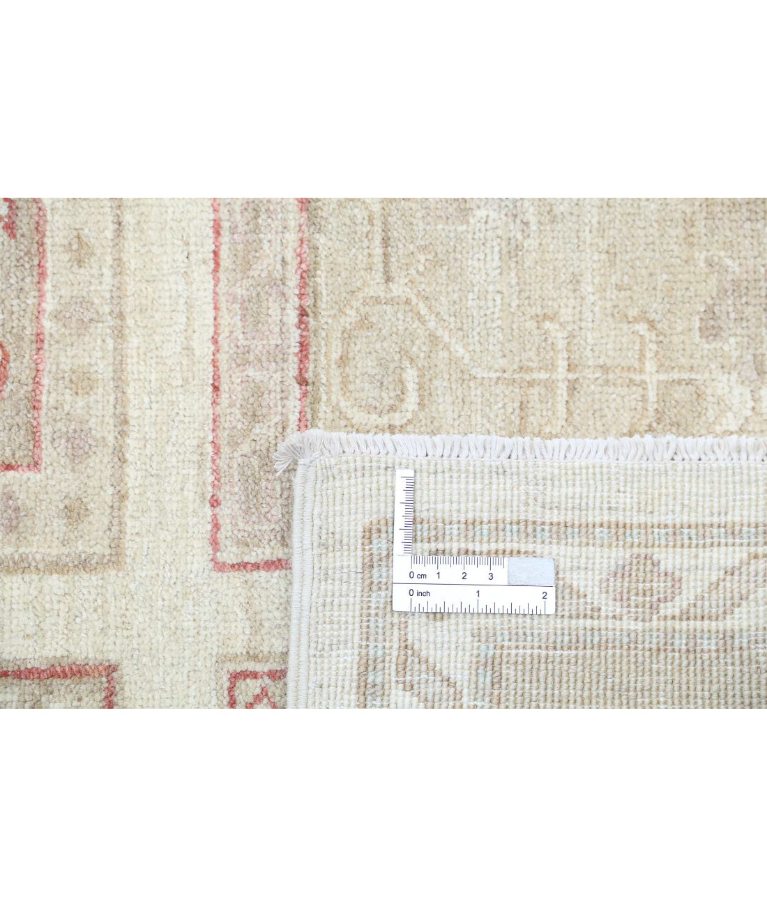Hand Knotted Bakhtiari Wool Rug - 6'7'' x 9'8'' 6'7'' x 9'8'' (198 X 290) / Ivory / Taupe