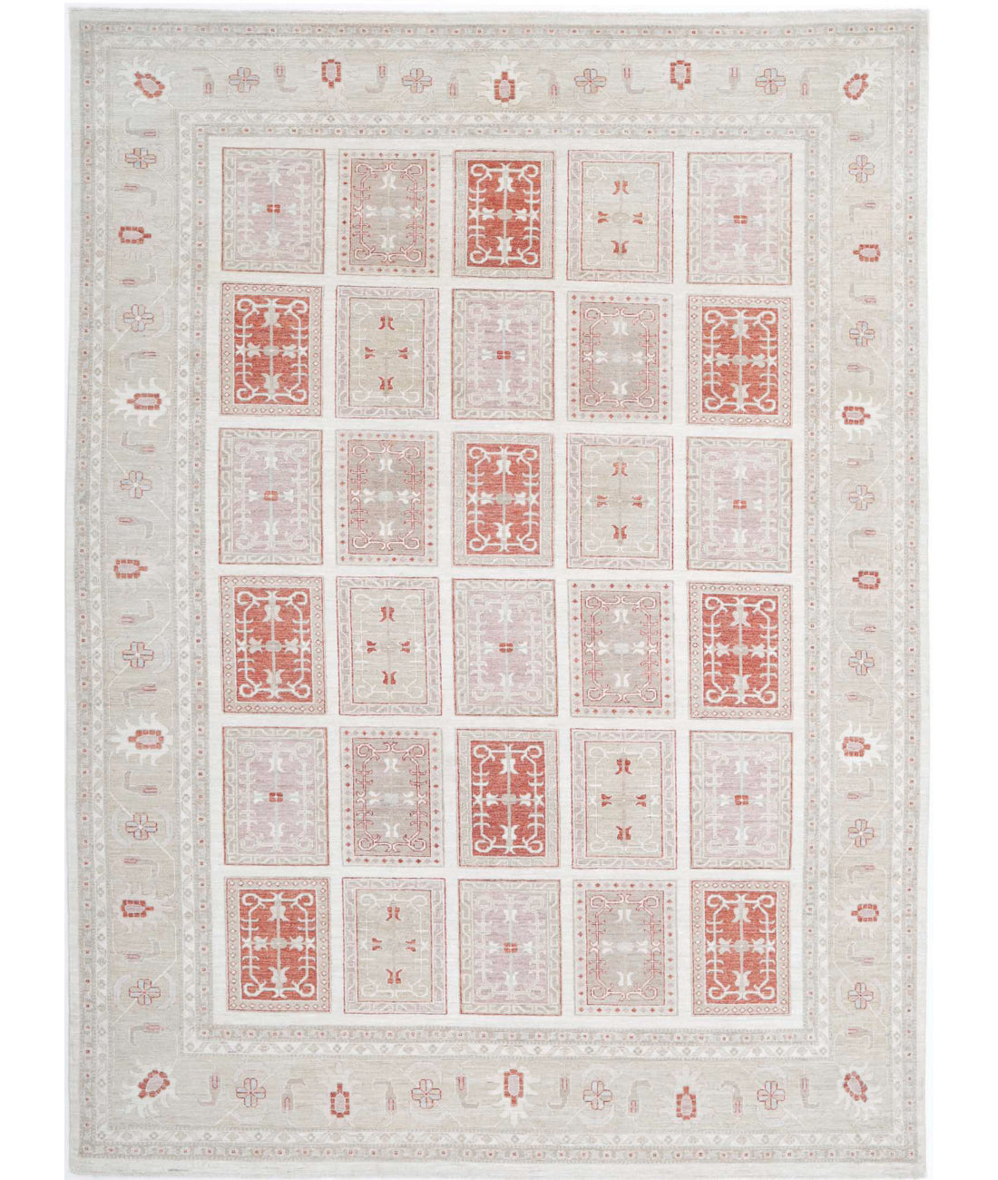 Hand Knotted Bakhtiari Wool Rug - 8'4'' x 11'6''