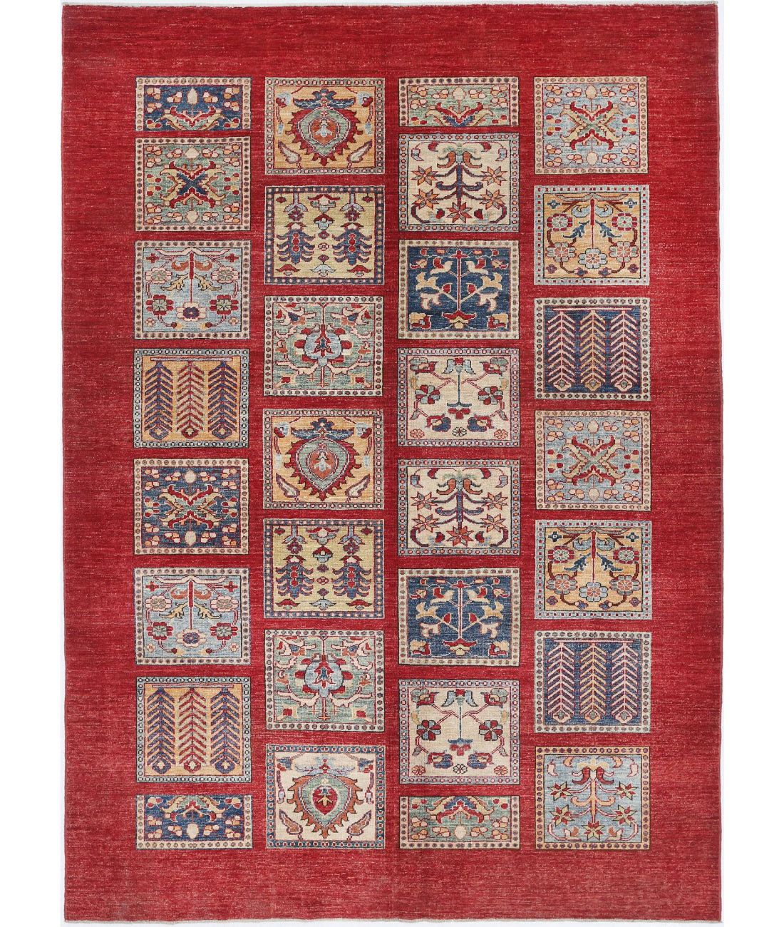 Hand Knotted Bakhtiari Wool Rug - 5'9'' x 8'0''