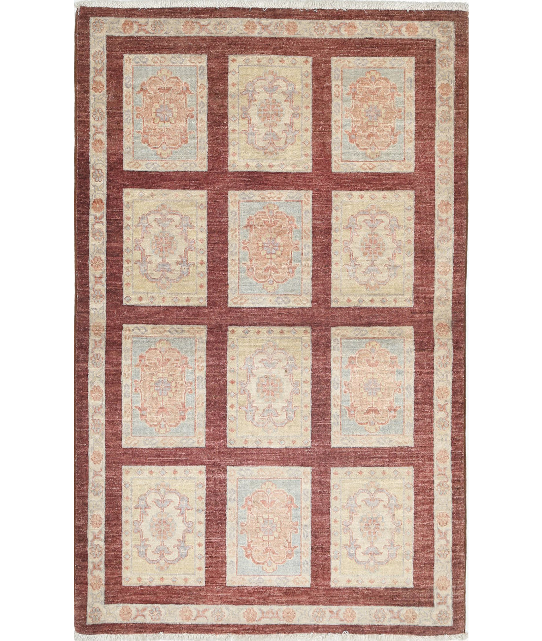 Hand Knotted Bakhtiari Wool Rug - 3'0'' x 4'9''